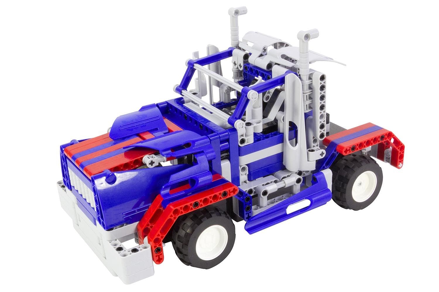 Tekno RC Toys Active Bricks 85000014 2-in-1 Truck and Car, Blue