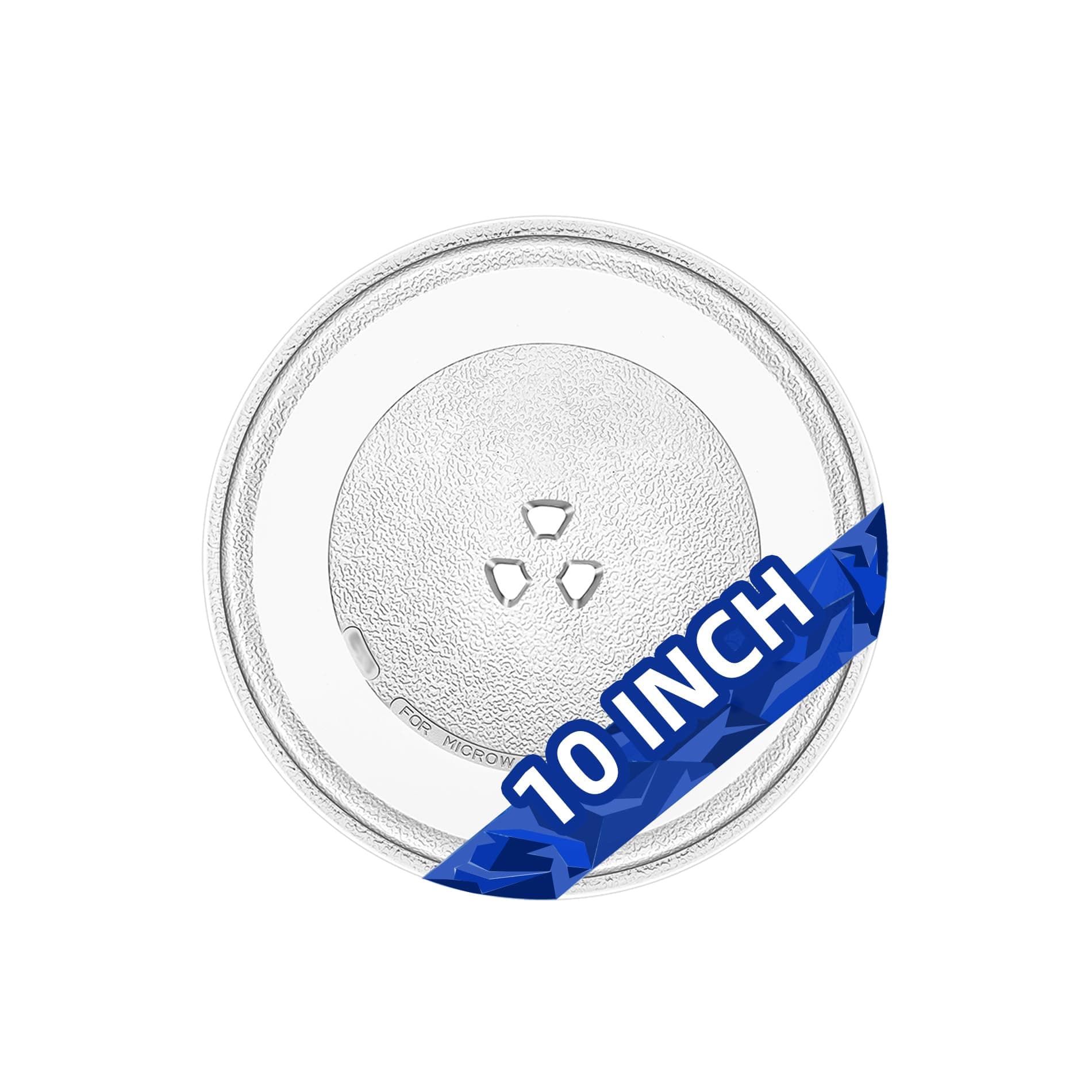 10" Microwave Glass Plate compatible with Emerson MP-3517203600 replacement for 10 inch Daewoo Sharp 9KL12570000000990 Panasonic Microwave Turntable Plate A060140L0TU GE WB49X10229 WB49X688