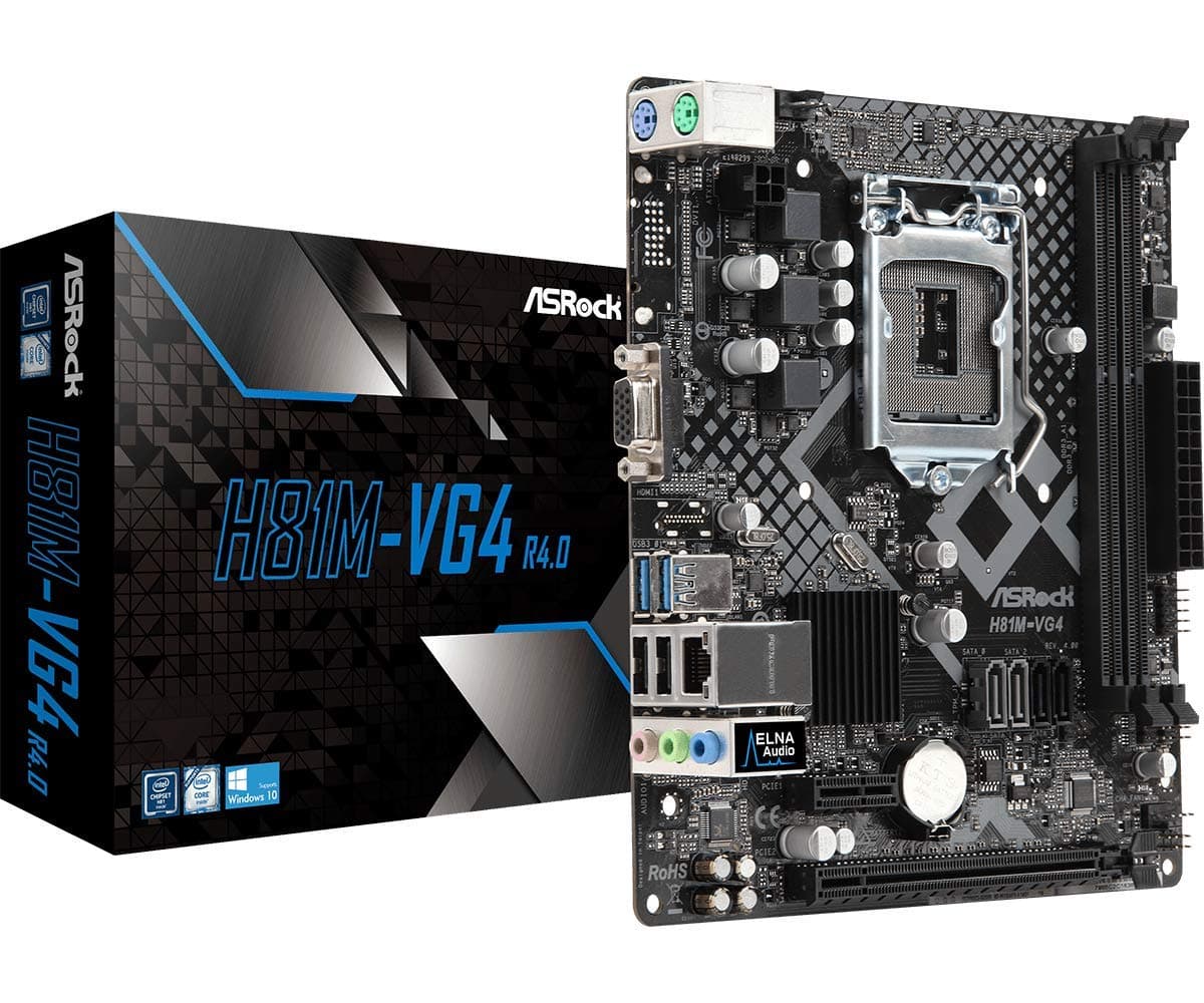 H81M-VG4 R4.0 LGA1150 Intel 4th Gen Motherboard