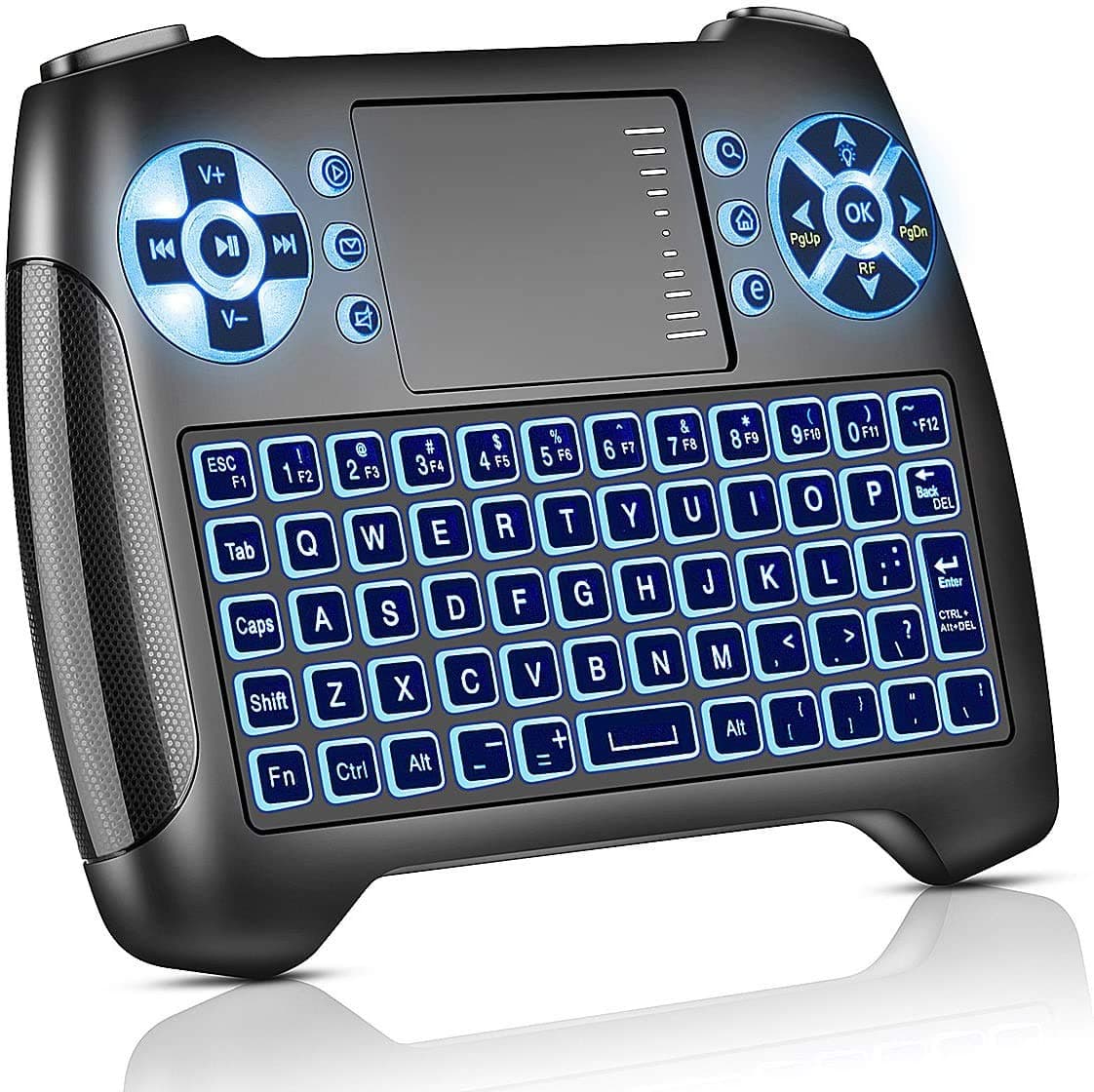 Mini Wireless Touchpad Keyboard With Mouse Backlit For Pc, Pad, Xbox 360, Ps3, Google Android Tv Box, Htpc, Iptv