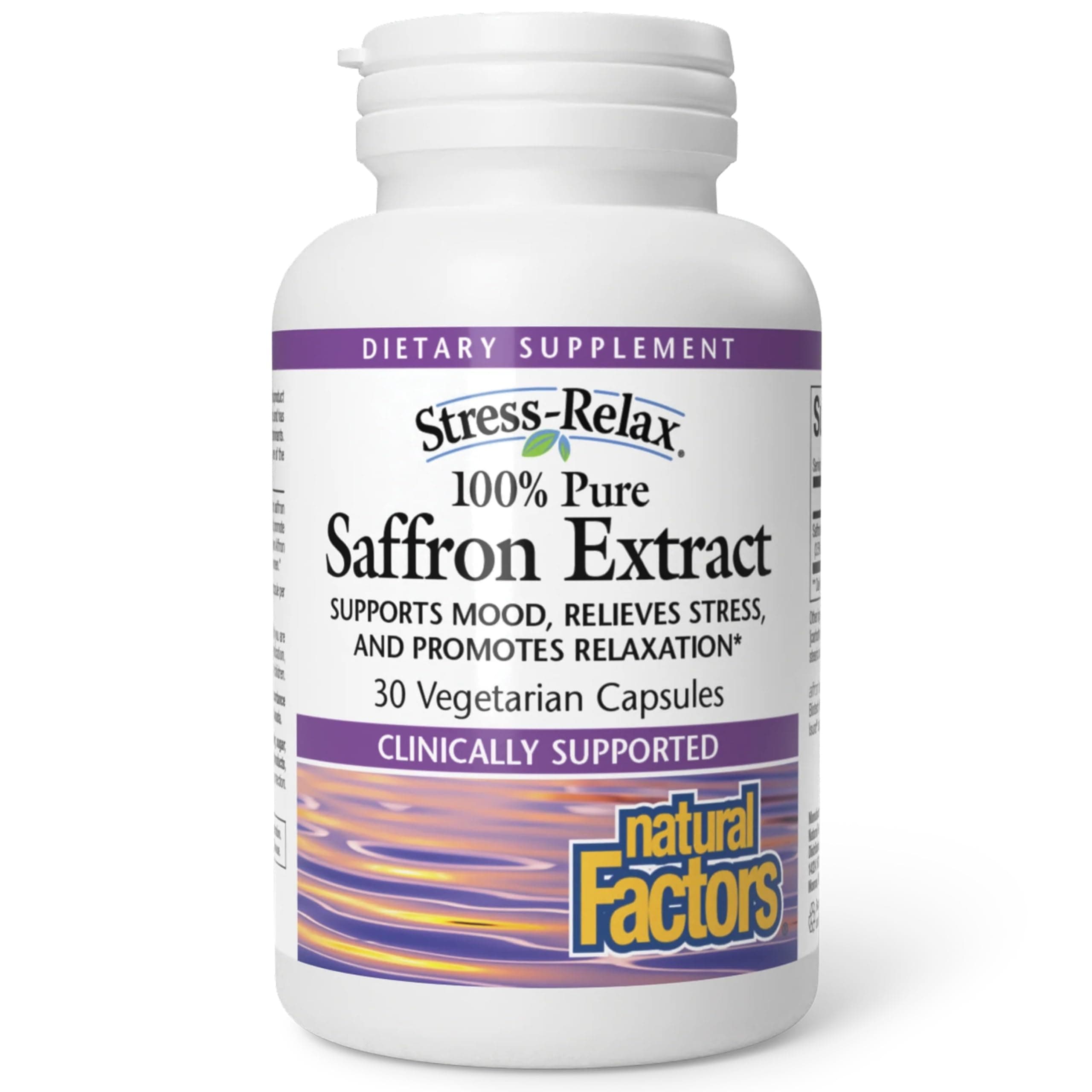 Stress-Relax Affron Saffron Extract 28mg, 60 Vegetarian Capsules