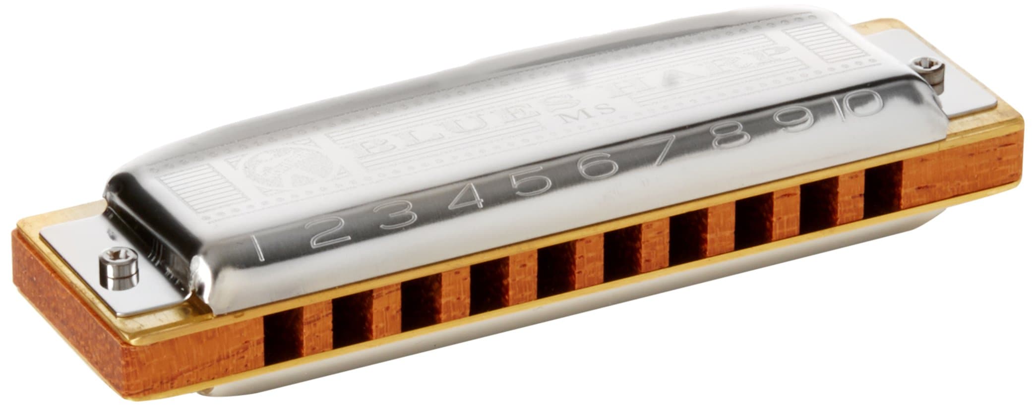 HH532A Blues Harp - Key of A Chrome