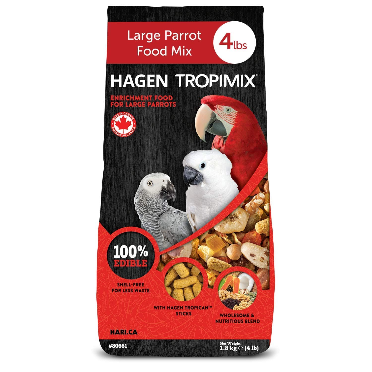 Tropimix Enrichment Food for Large Parrots by Hagen
