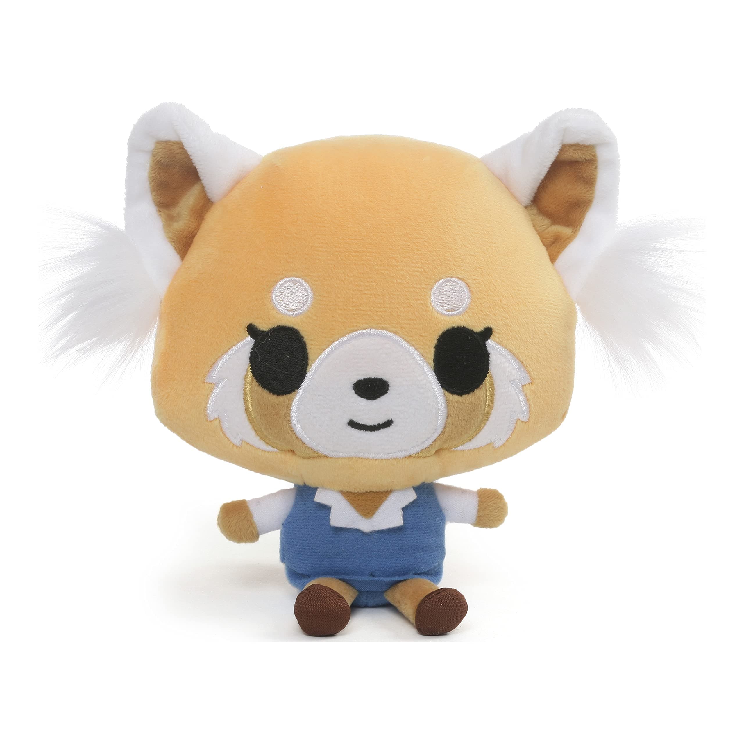 GUND Sanrio Aggretsuko Happy Plush Stuffed Animal Red Panda Netflix Original, 7"