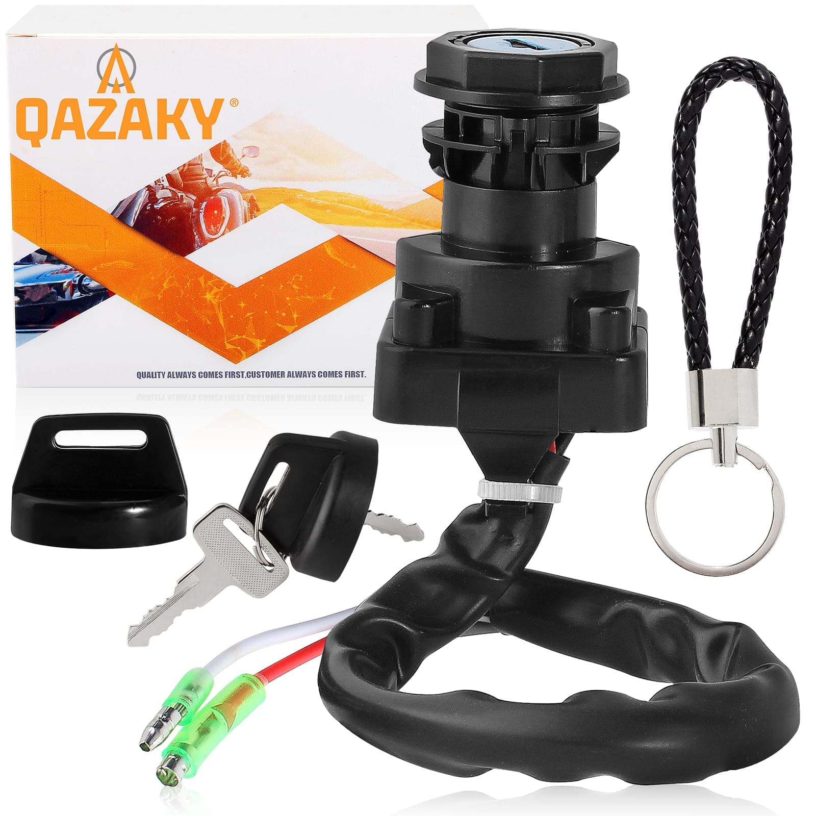 Ignition Key Switch Compatible with Can-Am Bombardier DS650 Baja ATV 710000075 DS650X DS 650 X 2001 2002 2003 2004 2005 2006 2007