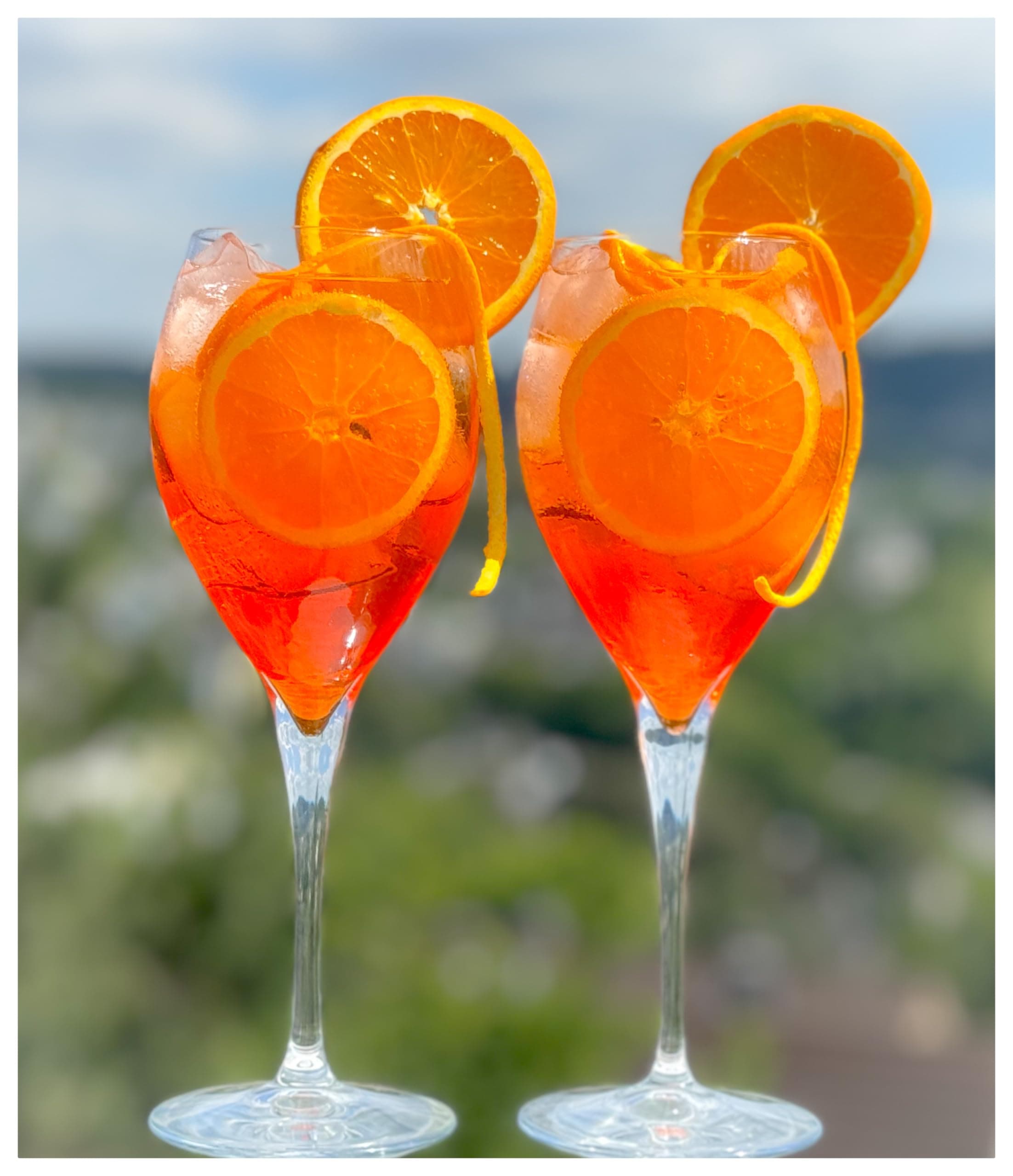 Topkapi Aperol Spray Glass Mara XL - Cocktail Glass 445ml for Aperol Spritz, Hugo, Amalfi, Cocktails, Pack of 6