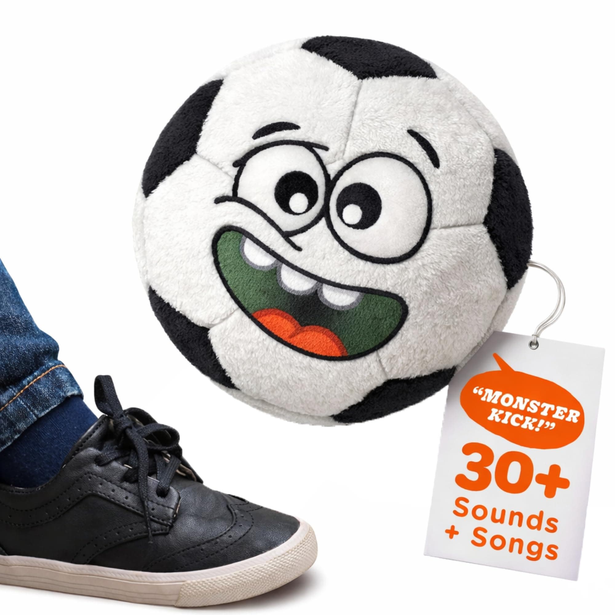 Talkin' Sports, Hilariously Interactive Toy Soccer Ball with Music and Sound FX for Toddlers, Kids, Boys, and Girls Ages 2 3 4 5 6 Years Old