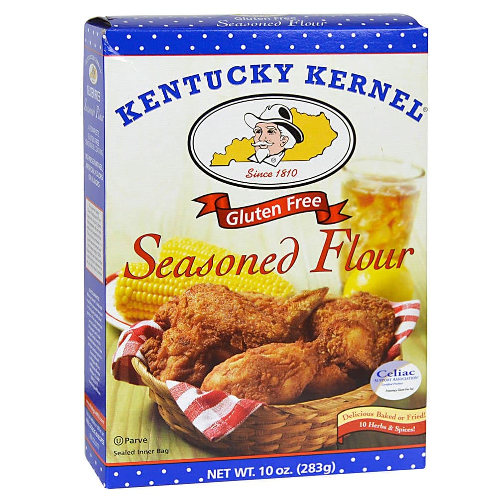Gluten Free Seasoned Flour, 10 Ounce (Pack of 6) A Southern Staple for Fried Chicken, Pork, Shrimp, Fish, Sausage Gravy, Biscuits, and more