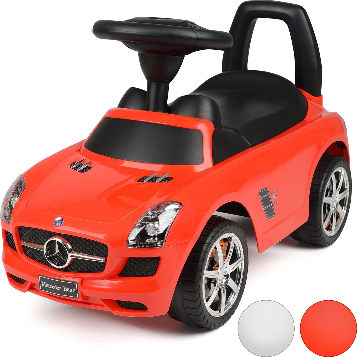 ToyStar Kids Ride On Mercedes Benz Car With Sound Effects Licensed For 2+ Years Old