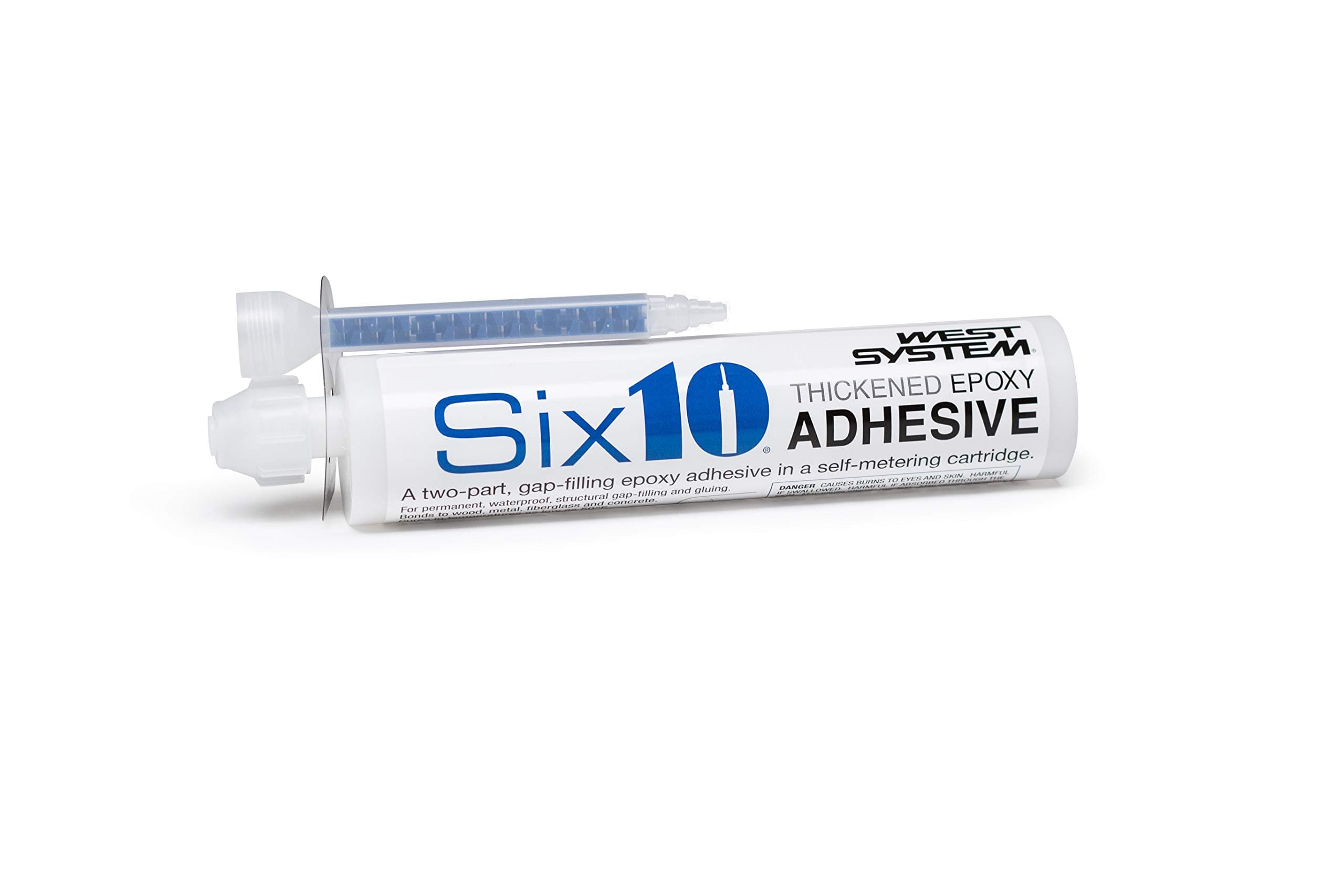 610 Resin/Hardener Epoxy Adhesive, 190mL Cartridge, Straw