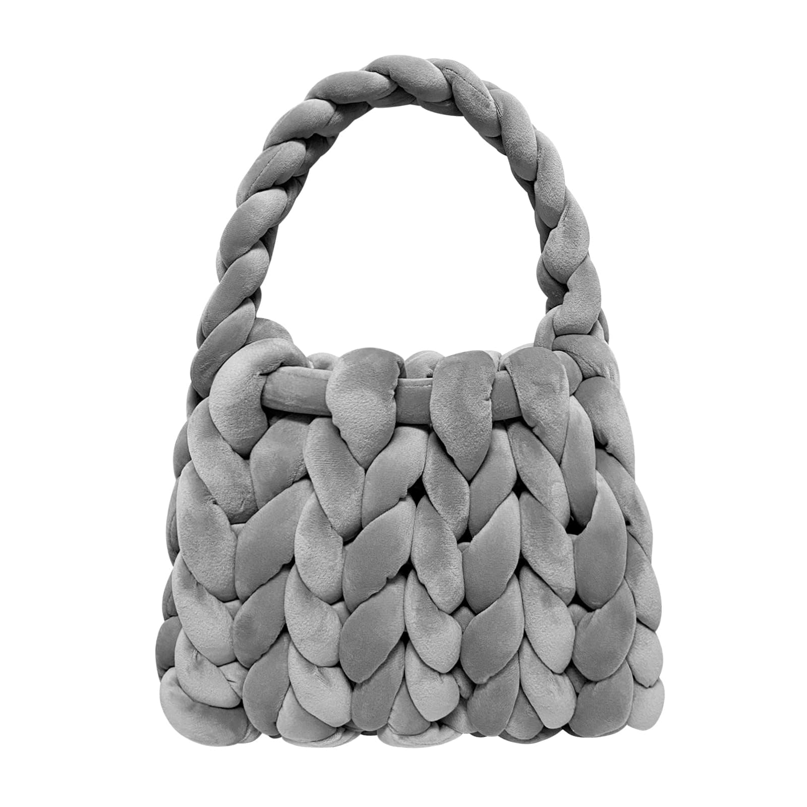 WKLOUYHEWoven Bags for Women Woven Handbag Handmade Totes Shoulder Bag Trendy Purse Gift for Women