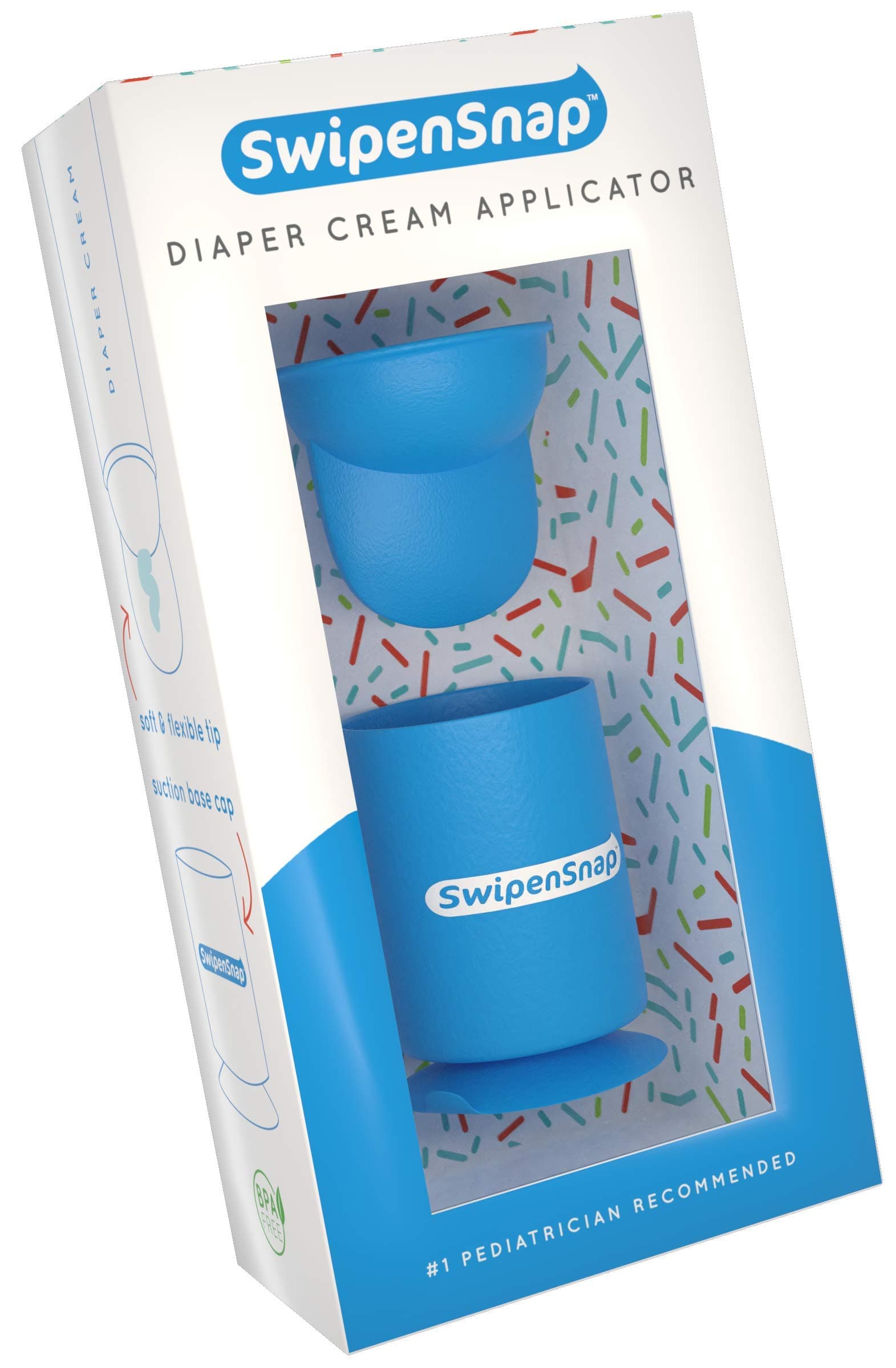 SwipenSnap™ One Hand Diaper Cream Applicator - For Desitin Diaper Cream Tube