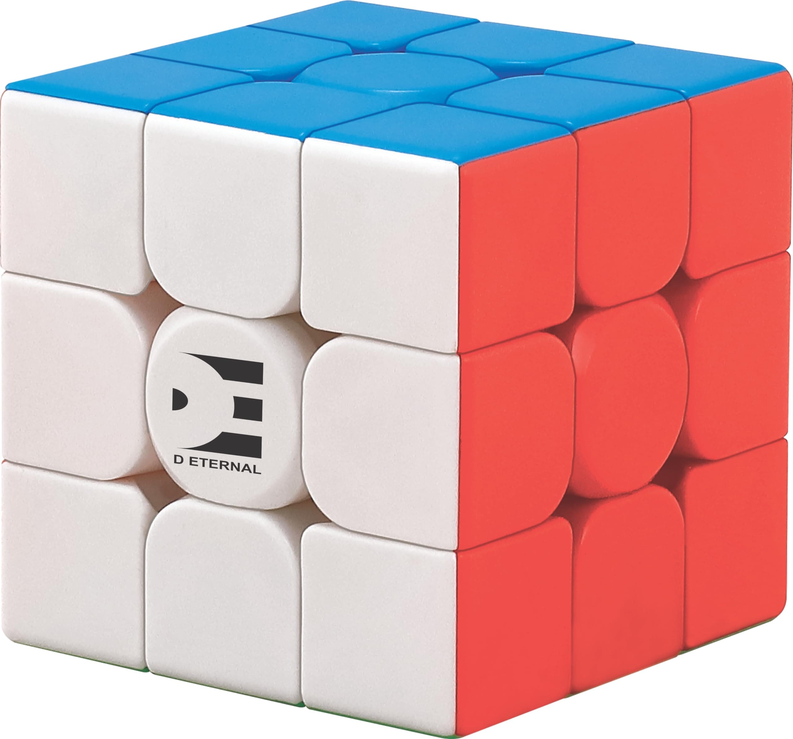 Speed Cube 3x3x3 High Speed Stickerless Magic 3x3x3 Brainstorming Puzzle Cube for 14 Years and Up