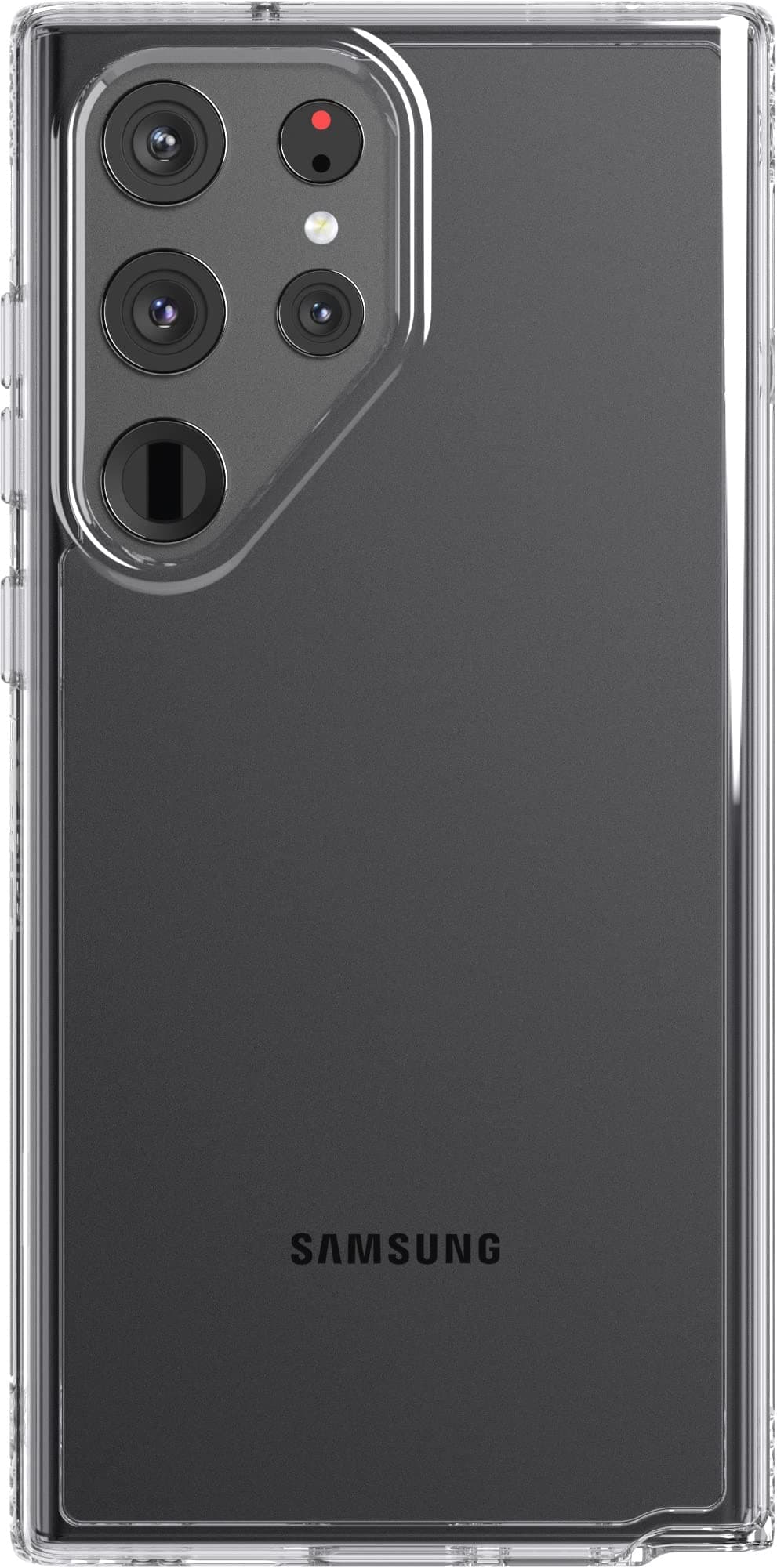Tech21Evo Clear for Samsung Galaxy S23 Ultra - Anti Yellowing Scratch Resistant With 12ft Drop Protection Clear Phone Case