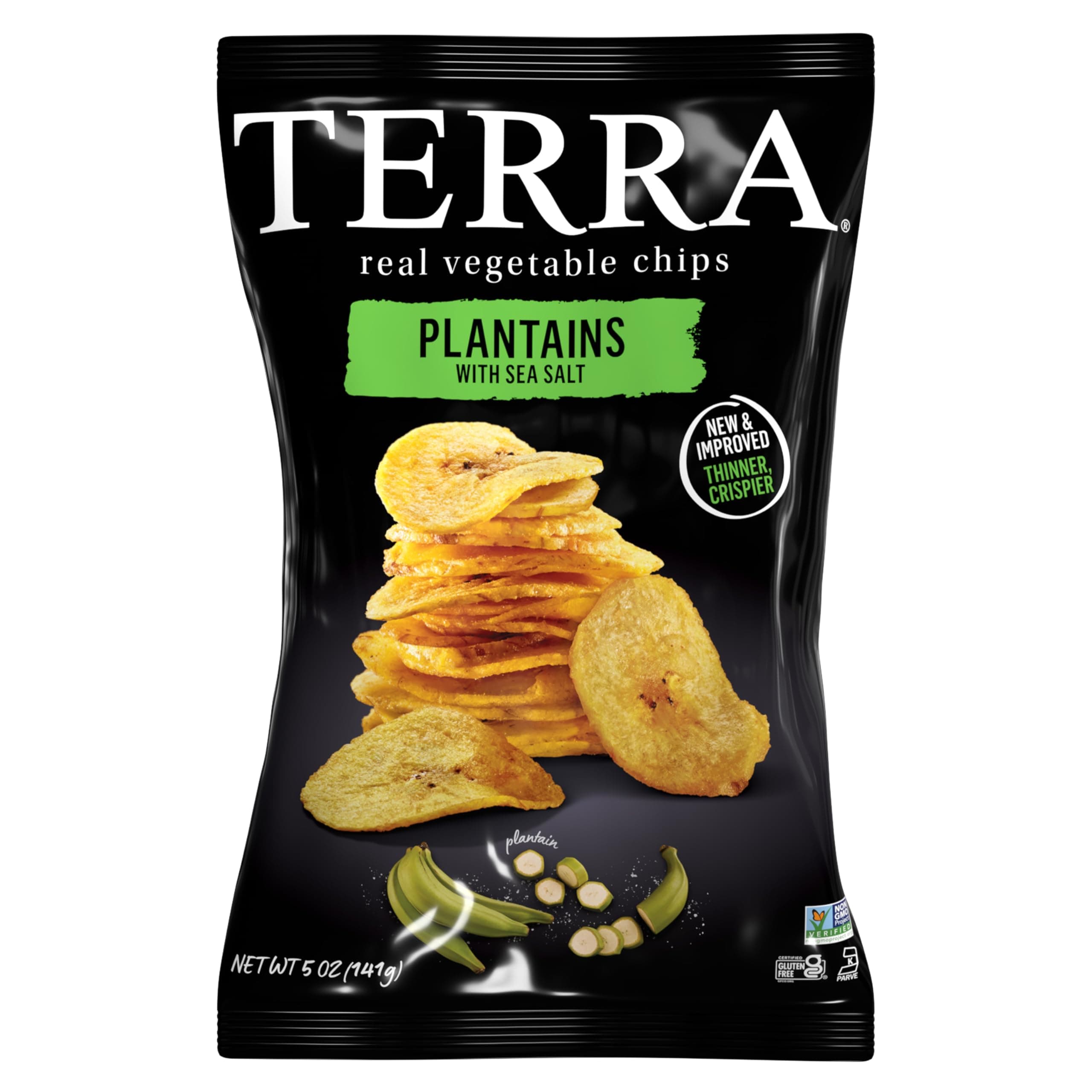 Terra Plantains Real Sea Salt Vegetable Chips 5 oz