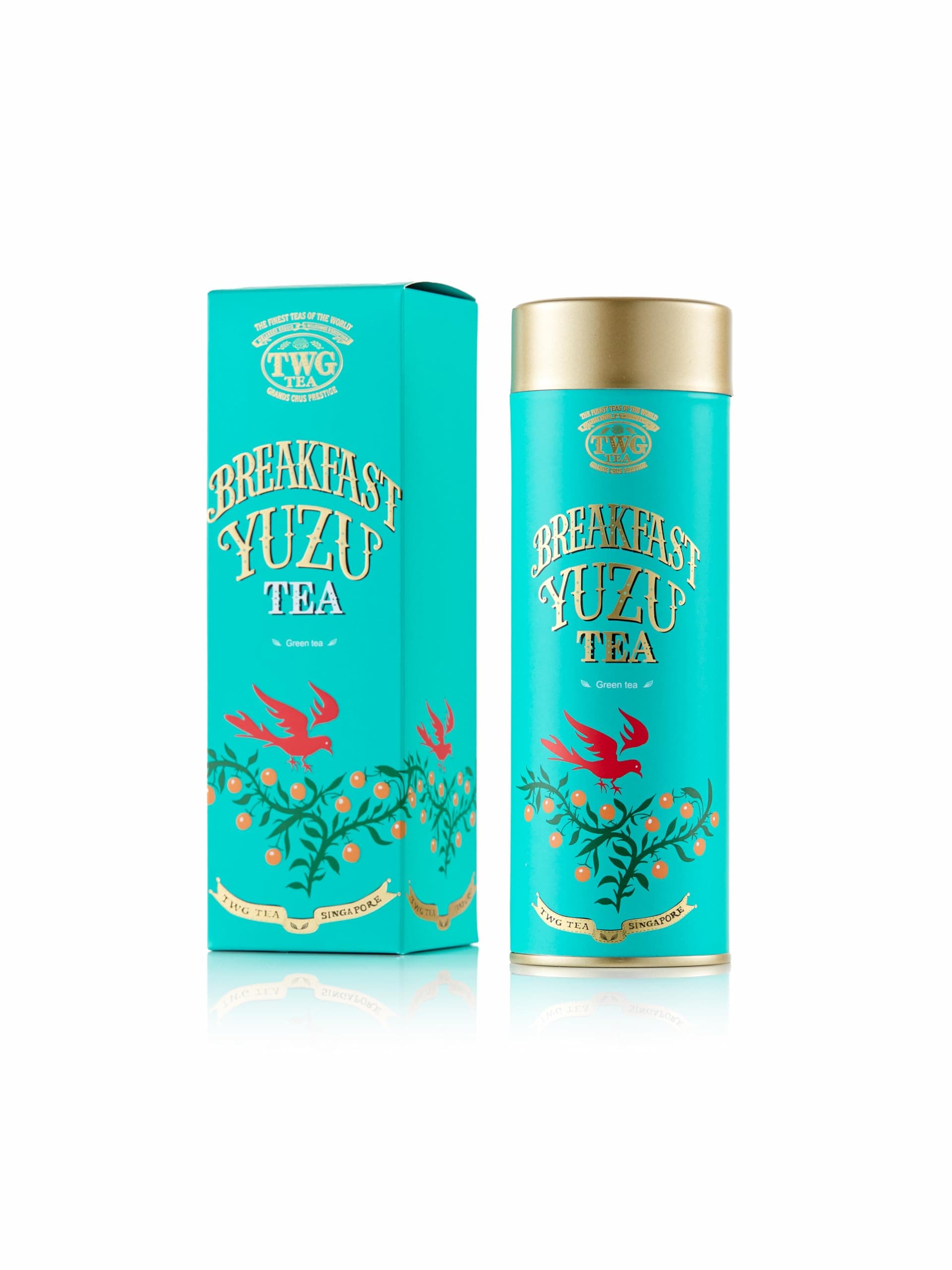 Tea | Breakfast Yuzu Tea | Green Tea | Yuzu | Haute Couture Tin, 100g | Gift Set