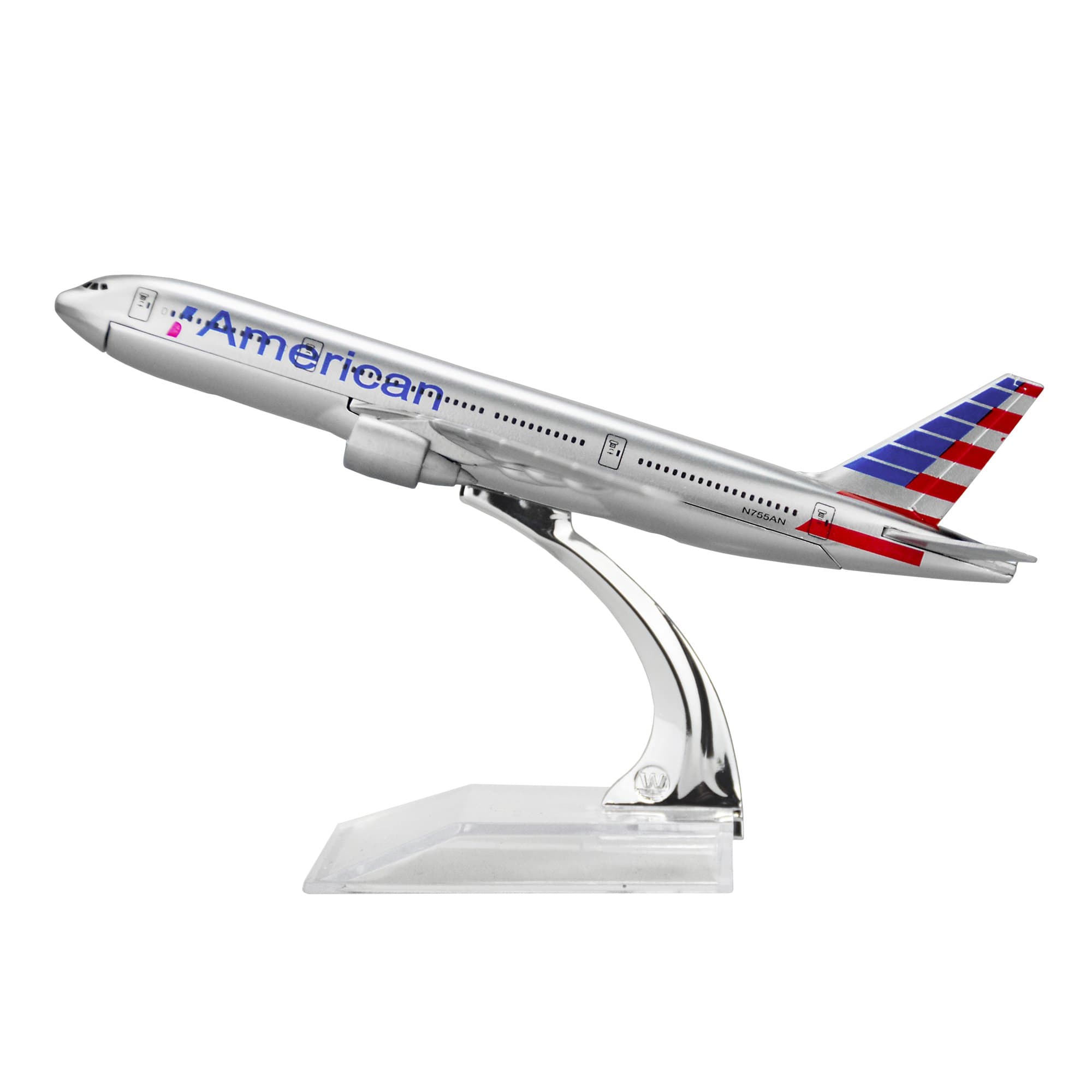 The New American B777 Alloy Metal Model Aircraft Birthday Gift Plane Models chiristmas Gift 1:400