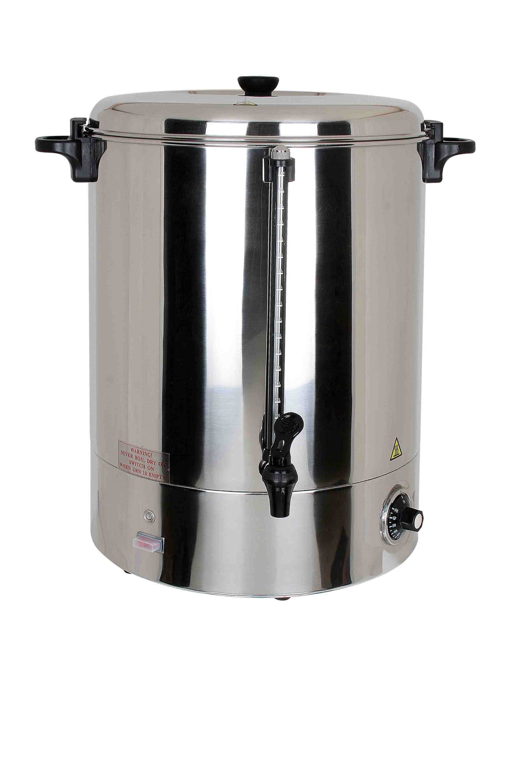 Solo SU200 Commercial Stainless Steel 200Cup Hot Water Urn with Manual Temperature Control