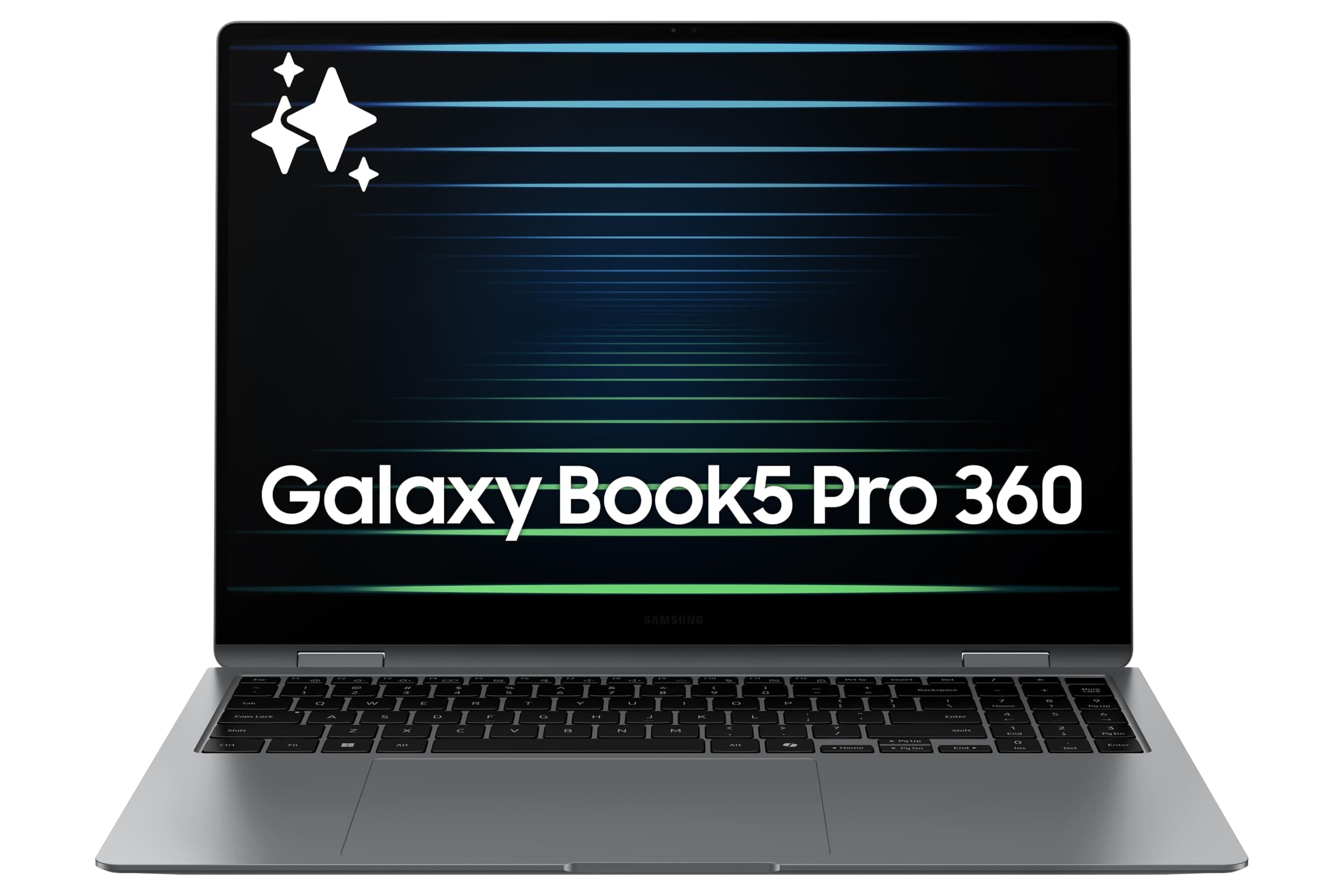 SAMSUNG 16" Galaxy Book5 Pro 360 Copilot AI Laptop Computer Intel Core 7 Ultra Processor 3K AMOLED (2880 x 1800) Touch Screen, 120HZ Refresh Rate, Dolby Atmos Quad Speaker, All Day Battery Life