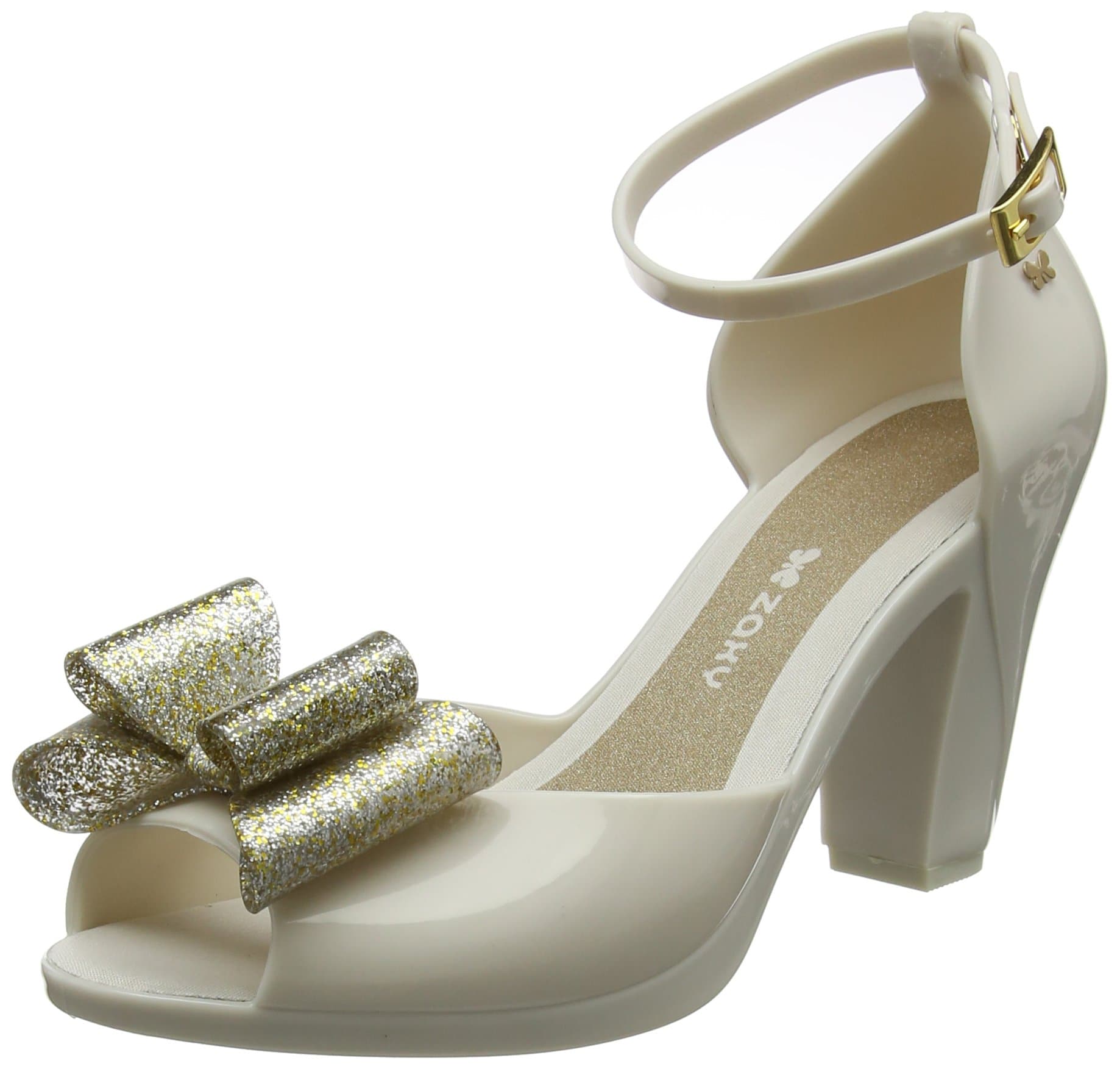 Zaxy Women's Diva Bow 2 Ankle Strap Heels