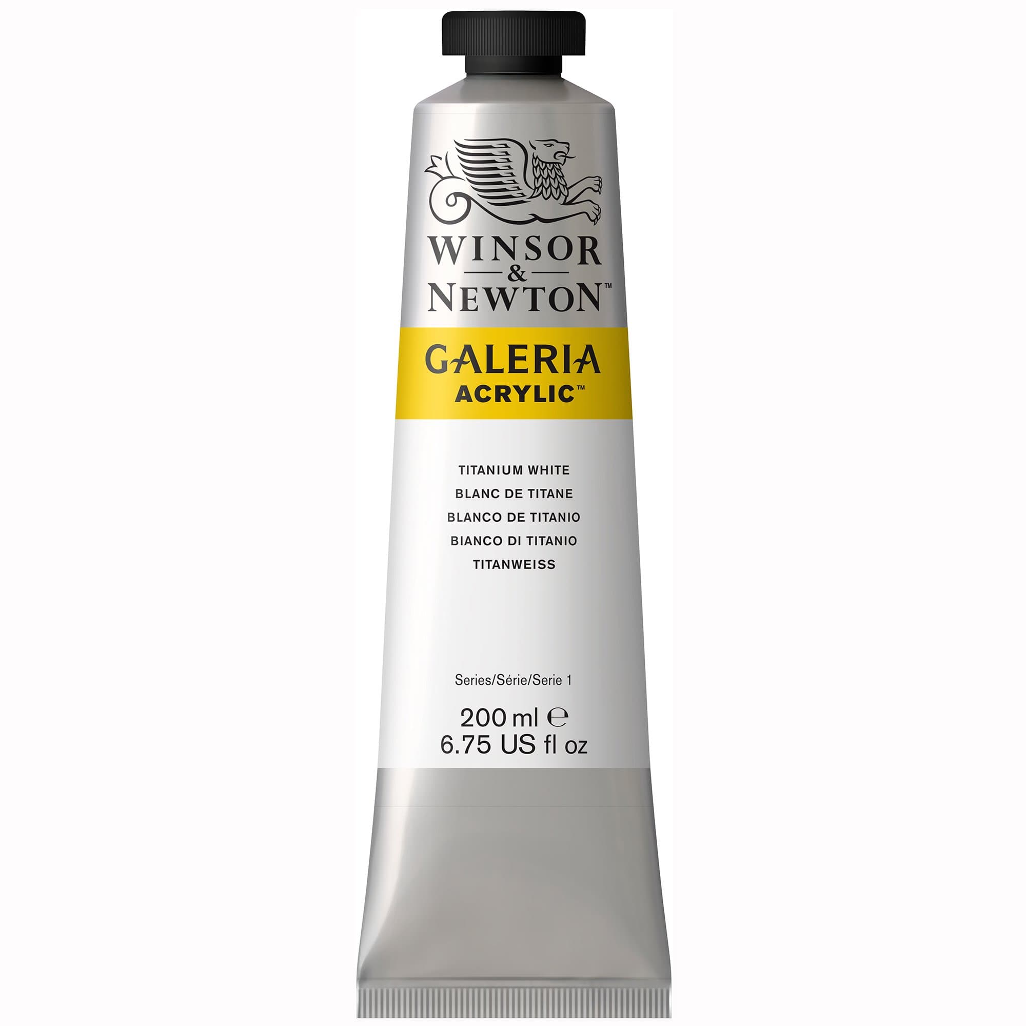 Winsor & Newton Galeria Acrylic Paint, 6.75 Fl Oz (Pack Of 1), Titanium White