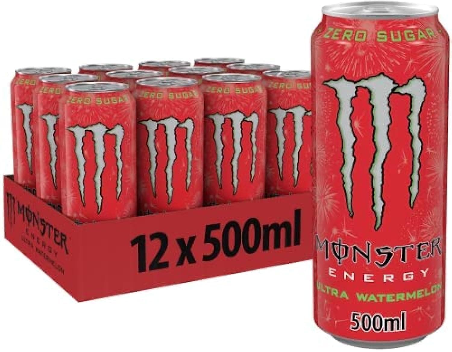(12 Pack) Monster Energy - Ultra Watermelon - 12 x 500ml