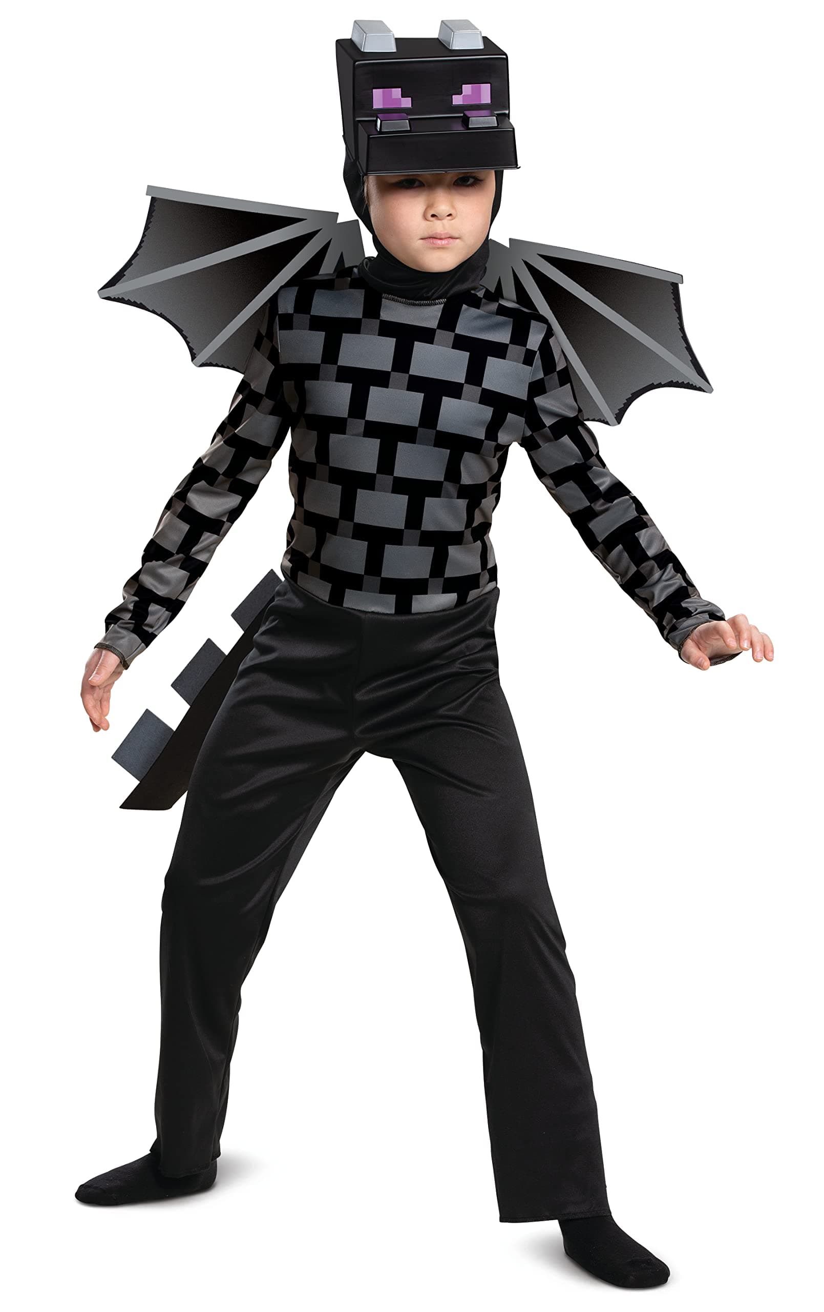 Minecraft boys Minecraft Ender Dragon Costume for Kids, Video Game Inspired Character Outfit Costume (pack of 1)