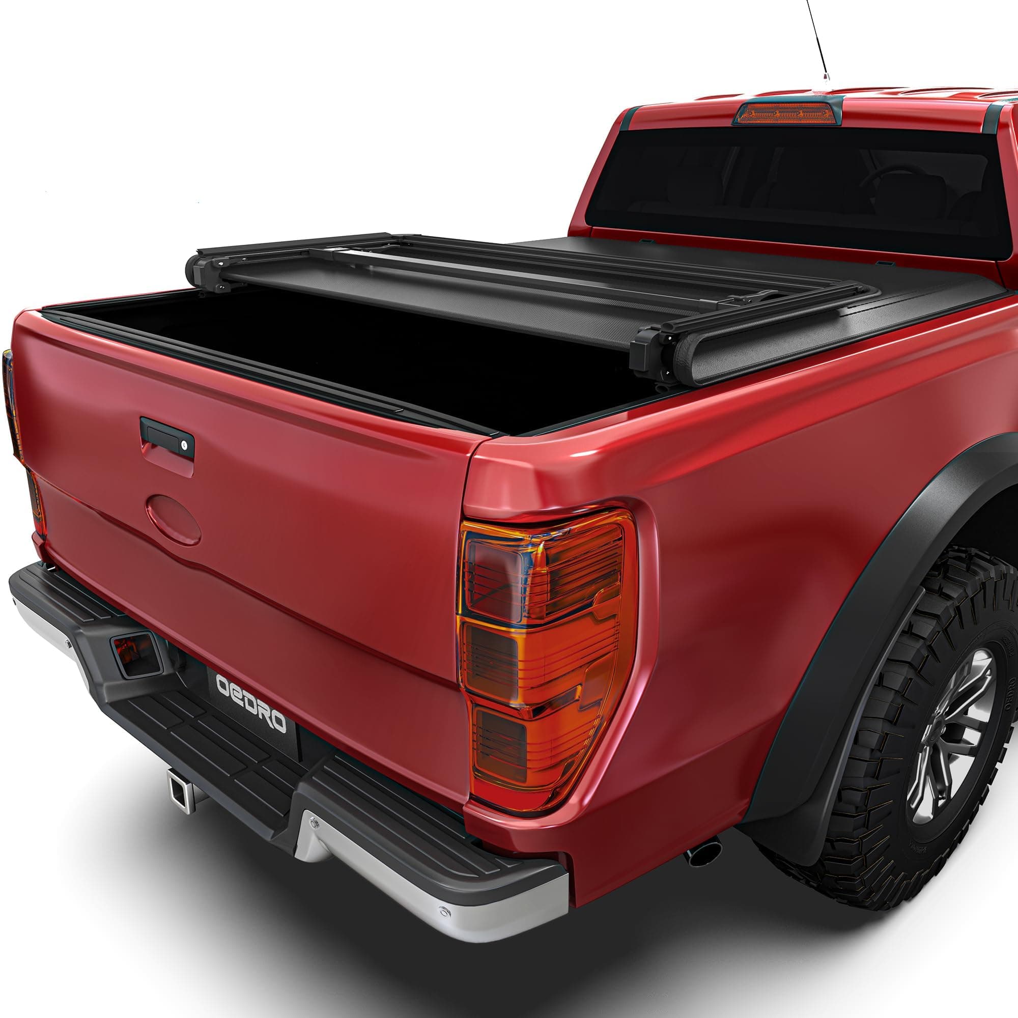 OEDRO Soft Tri-fold Truck Bed Tonneau Cover Compatible with 1999-2024 Ford F250 F350 F-250 F-350 Superduty 8 ft BedRecycled Claim Standard Blended