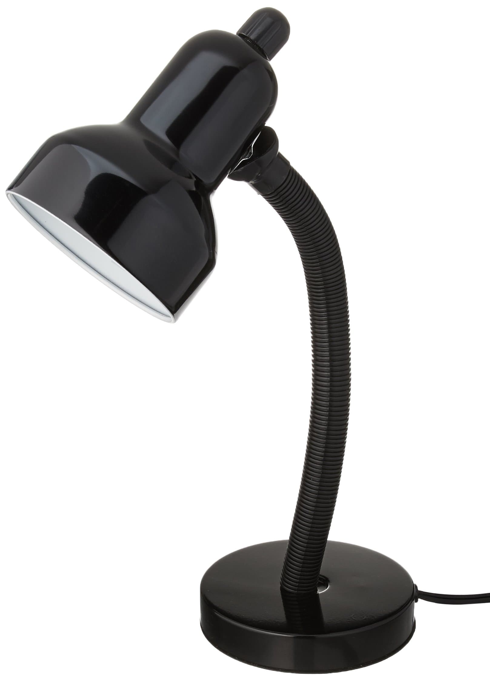 Lite Source LS-211BLK Goosy 15-Inch 60-Watt Desk Lamp, Black