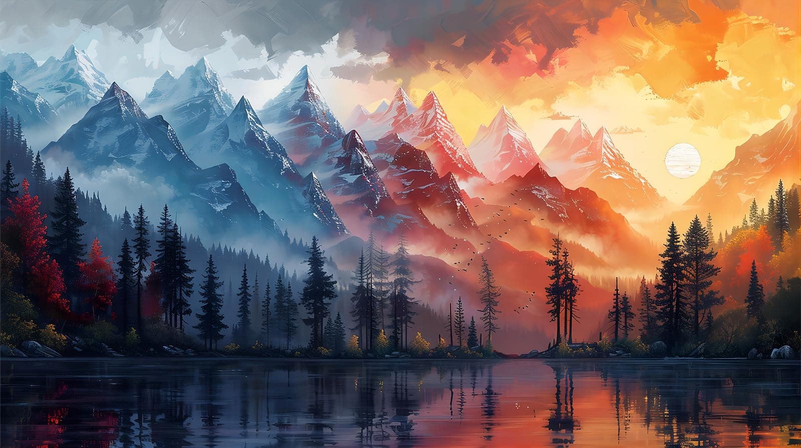 Wooden Jigsaw Puzzles for Adults 1000 Piece Puzzle for Adults 1000 Pieces - Forest of Ice and Fire