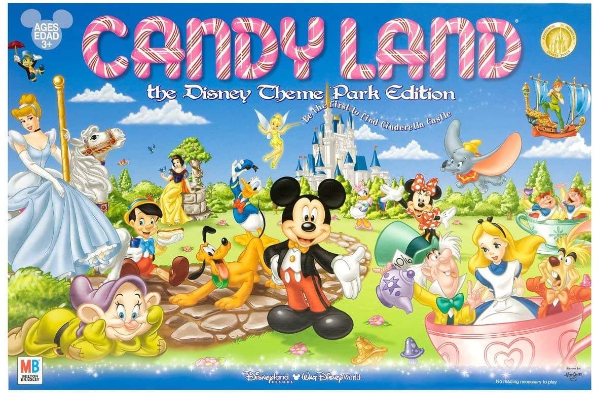 Disney Parks Exclusive Candyland Theme Park Edition Game