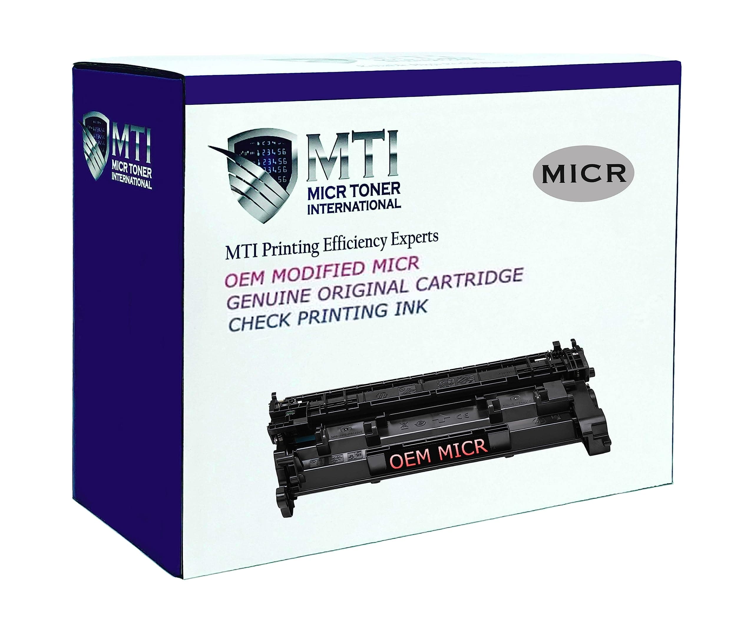 MICR Toner International 148A MICR Toner Modified OEM Replacement for HP W1480A | Laser Pro 4001dn 4001dne 4001dw 4001dwe 4001n 4001ne | Check Printer Magnetic Ink Cartridge