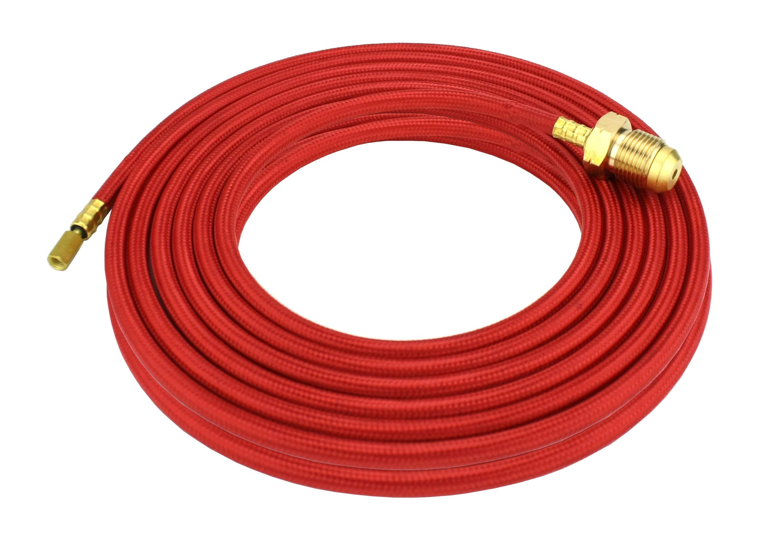 Power Cable for 20 Series Water-Cooled TIG Torches - 25 Feet - Super Flex Red Braided - Model 45V04-R