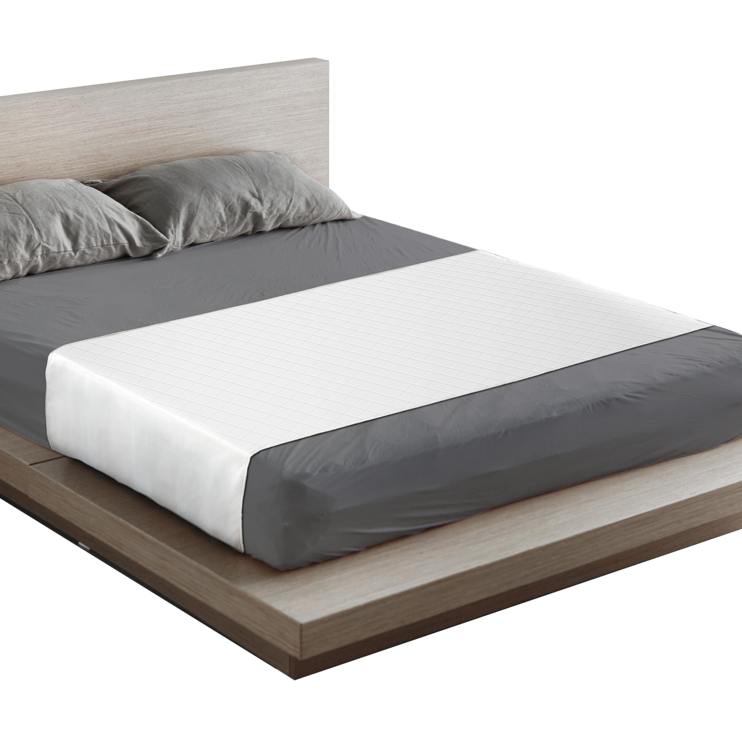 CoolShields Waterproof Bed Pads, Incontinence Waterproof Mattress Pads for Elderly & Adults & Kids, Waterproof Mattress Protectors for Bed - 60"" x 36"" with 2 Tucks (36"" x 23"") - 2 Pack, White