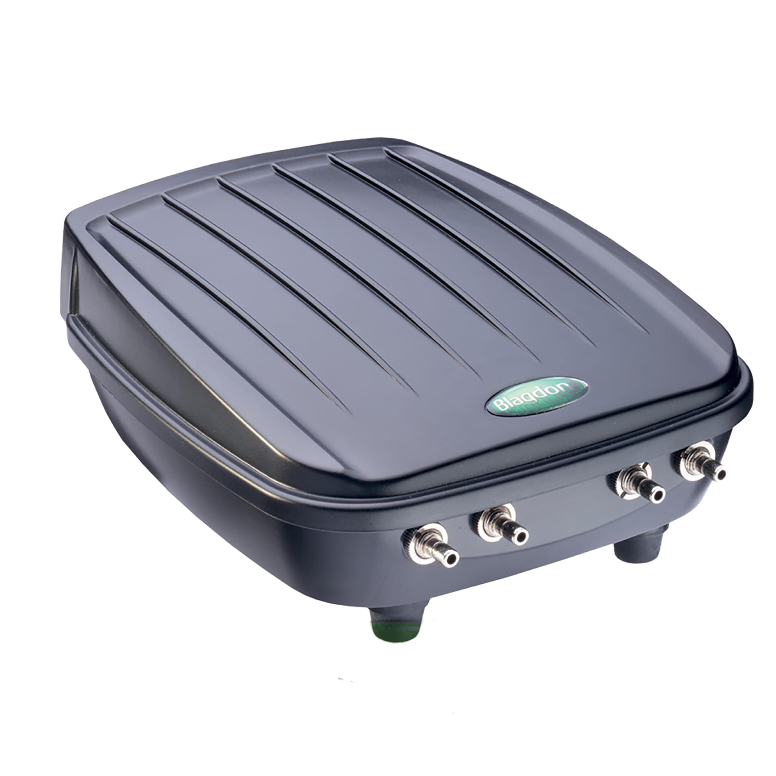 Blagdon Pond Water Oxygenator Kit, 4 Outlet Aeration Air Pump for Medium Ponds up to 4000 litres,Black