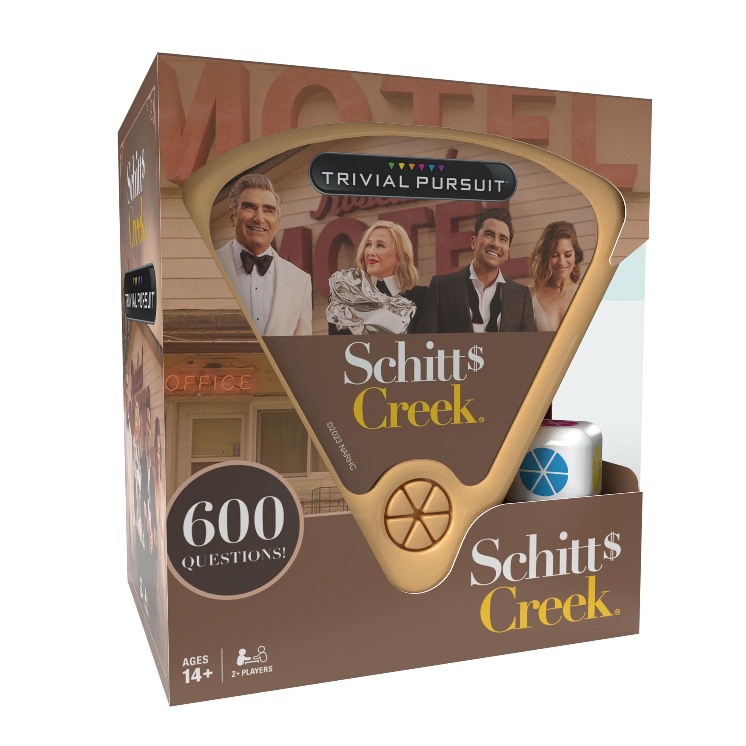 Trivial Pursuit Schitt's Creek Edition | Trivia Game Questions from Schitt's Creek | 600 Questions & Die in Travel Container | Officially Licensed Schitt's Creek Game