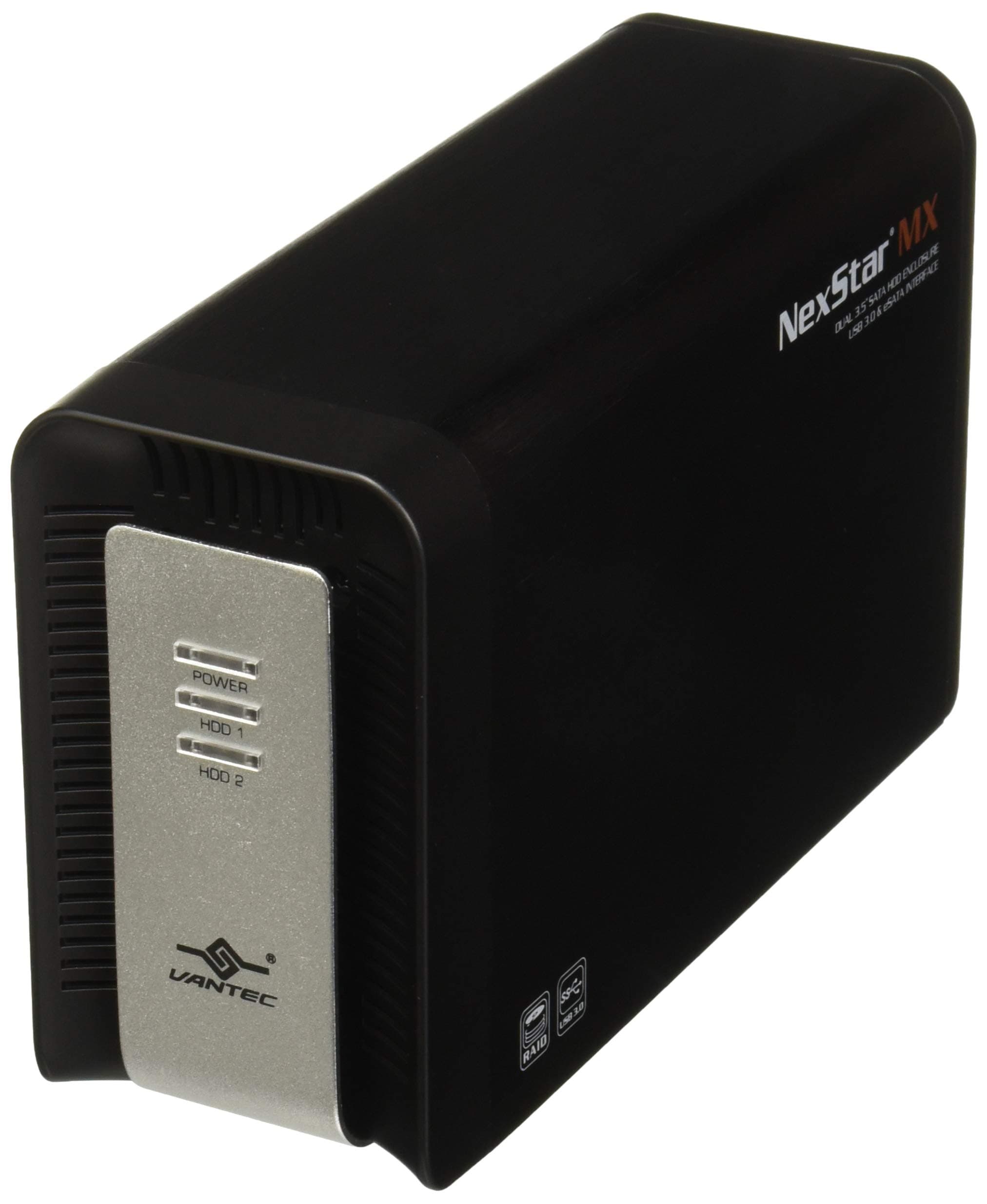 Vantec NexStar MX NST-400MX-S3R Dual Bay External HDD Enclosure