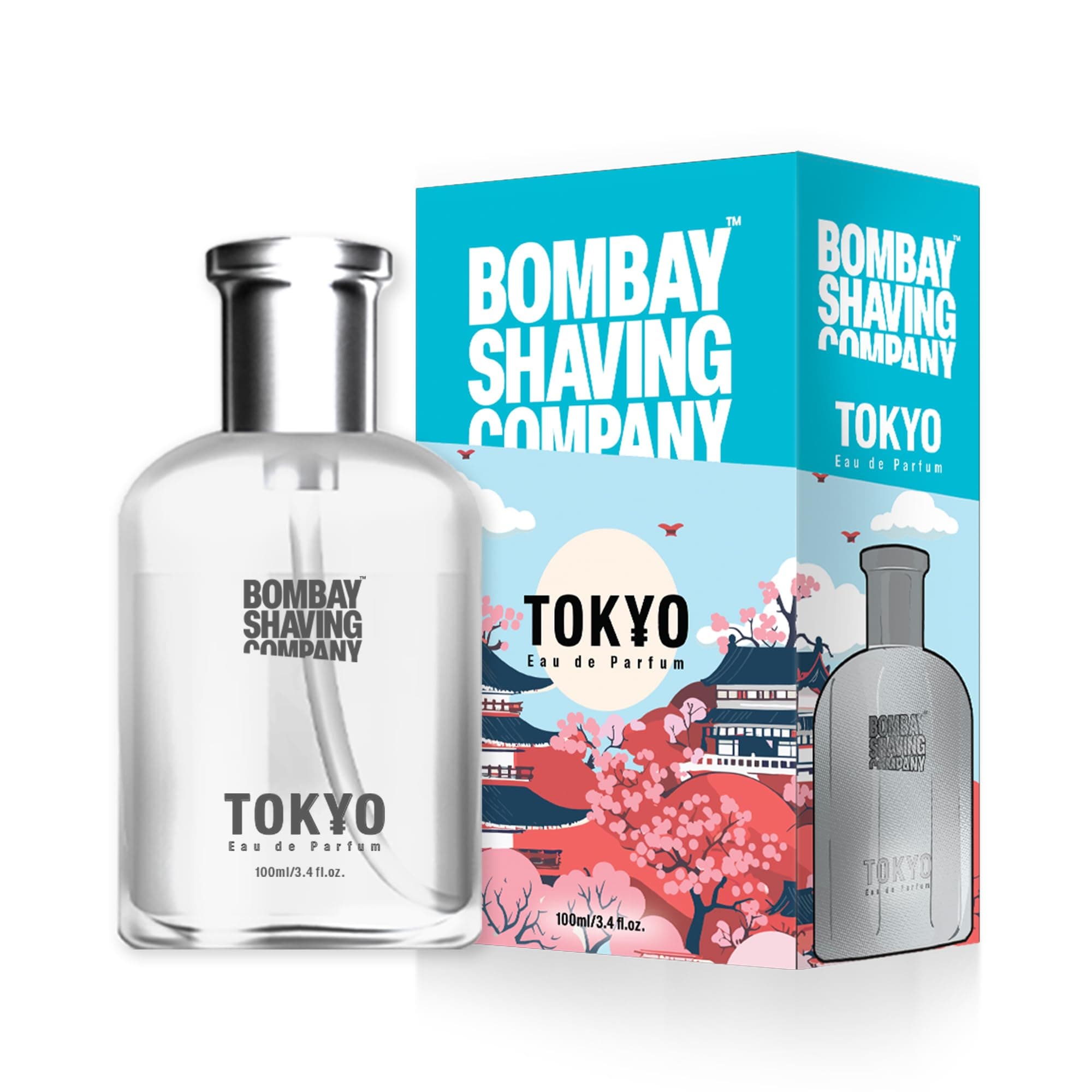 Bombay Shaving Company Tokyo Perfume for Men | Fresh and Soothing Long Lasting Fragrance | Eau de Parfum | Gift for Men | Gift for Husband | Gift for Boyfriend | 100ml