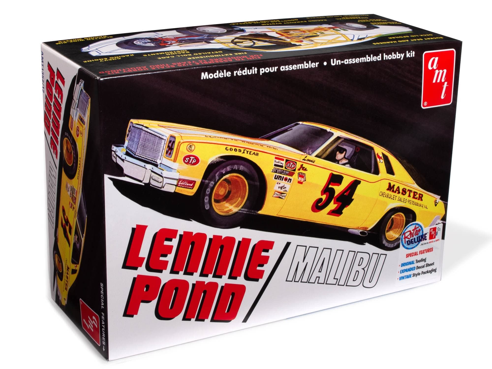 AMT - 1/25 Lennie Pond 1974 Chevy Malibu Stock Car - Plastic Model Kit