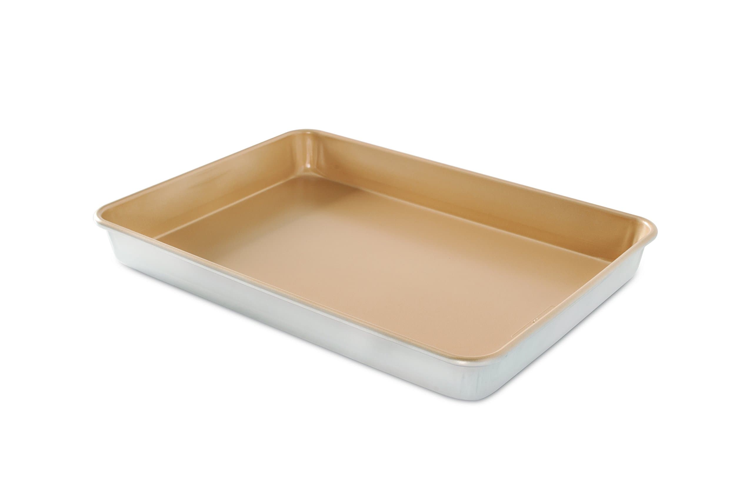 Naturals Aluminum NonStick High-Side Sheet Cake Pan