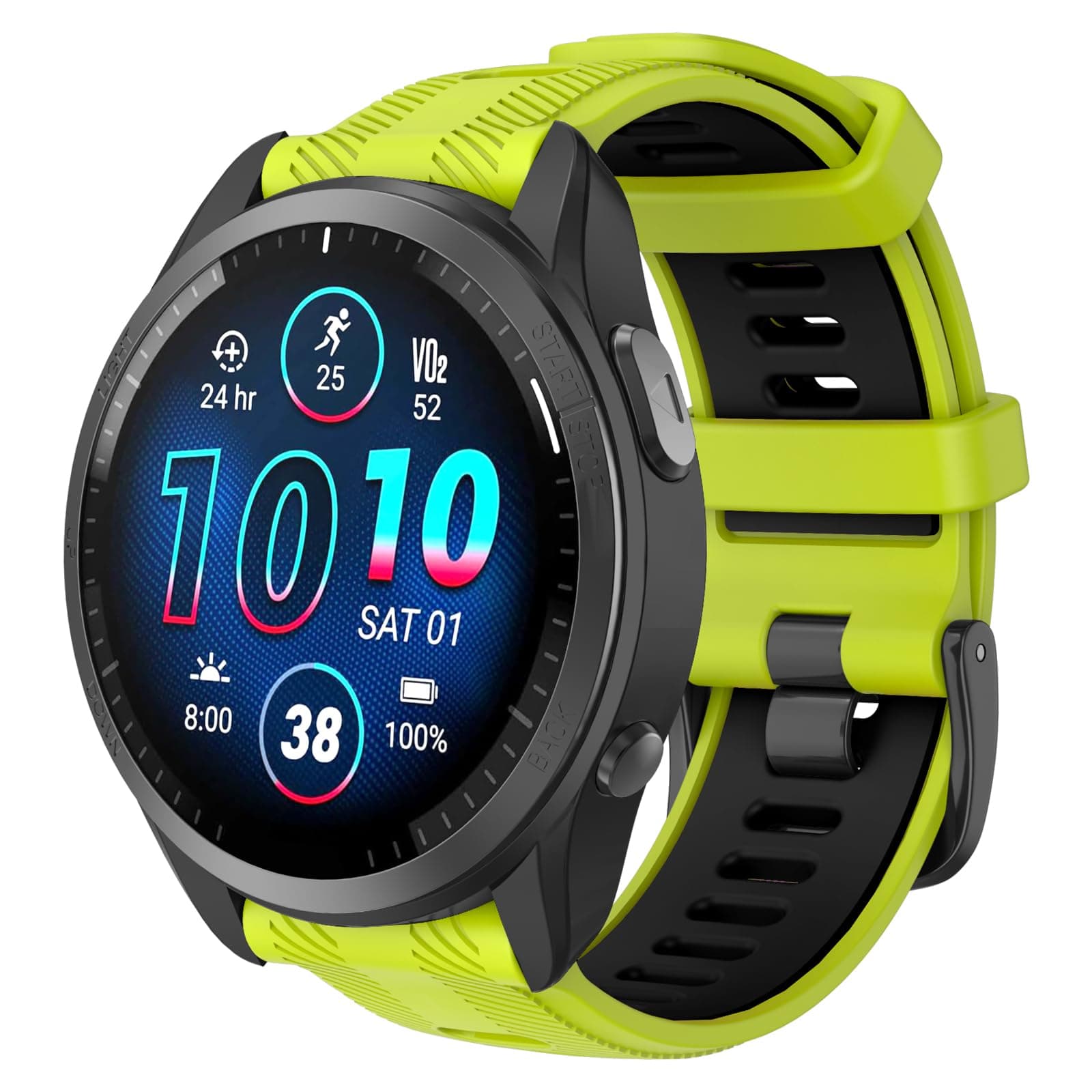 ISABAKE Watch Band for Garmin Forerunner 970/Forerunner 965/Forerunner 955/Forerunner 945/Forerunner 935,Soft Silicone 22mm Replacement Bands compatible with Fenix 5/ Fenix 5 plus/ Fenix 6/ Fenix 6 Pro/Approach S60