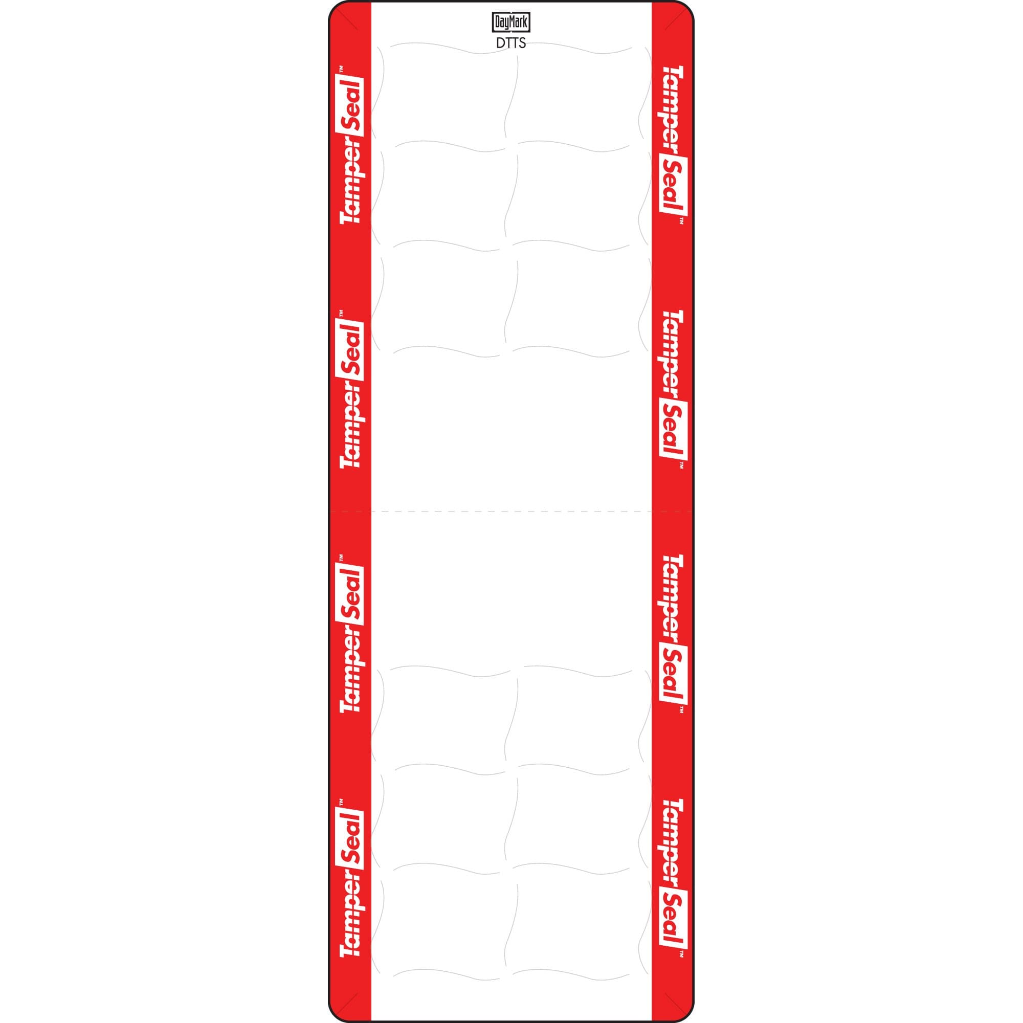 IT118676 Tamper-Evident Direct Thermal Label, 2.2" x 6" (Roll of 350), Red/White