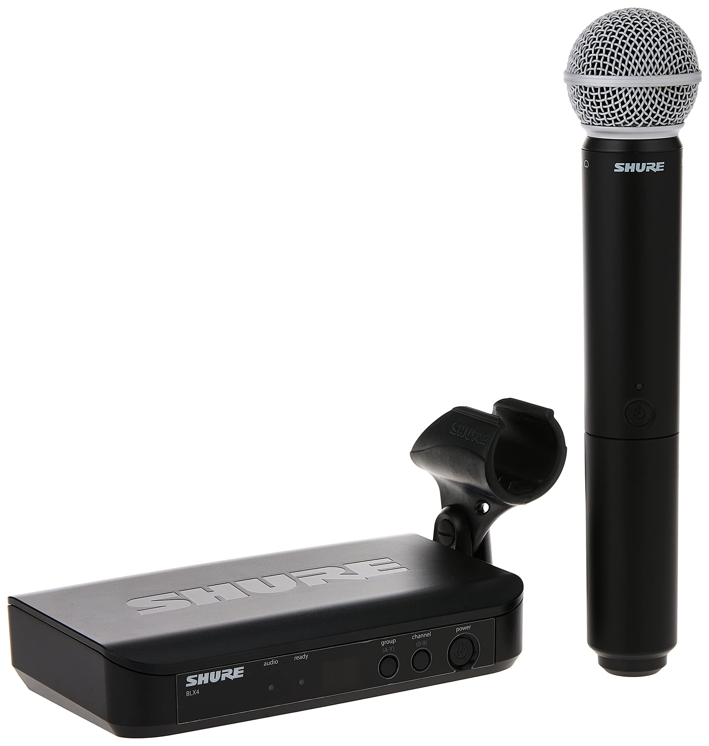 BLX24/SM58, Wireless Vocal System with SM58 Microphone, Versatile, Cardioid, Perfect for Speech Application, Live Performance & Singing, Black