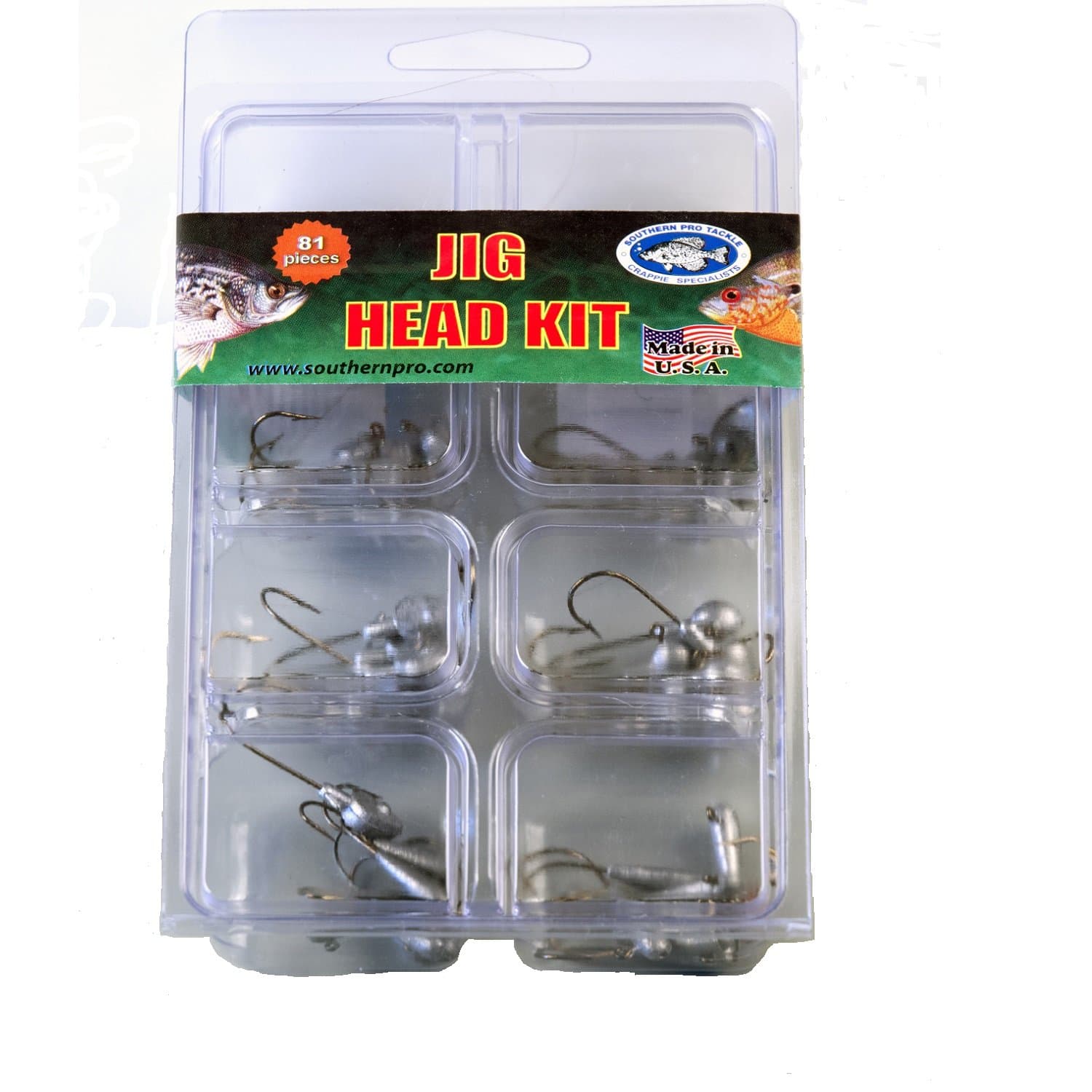 Southern Pro Jig Head Kit (81-Piece), Multi Color