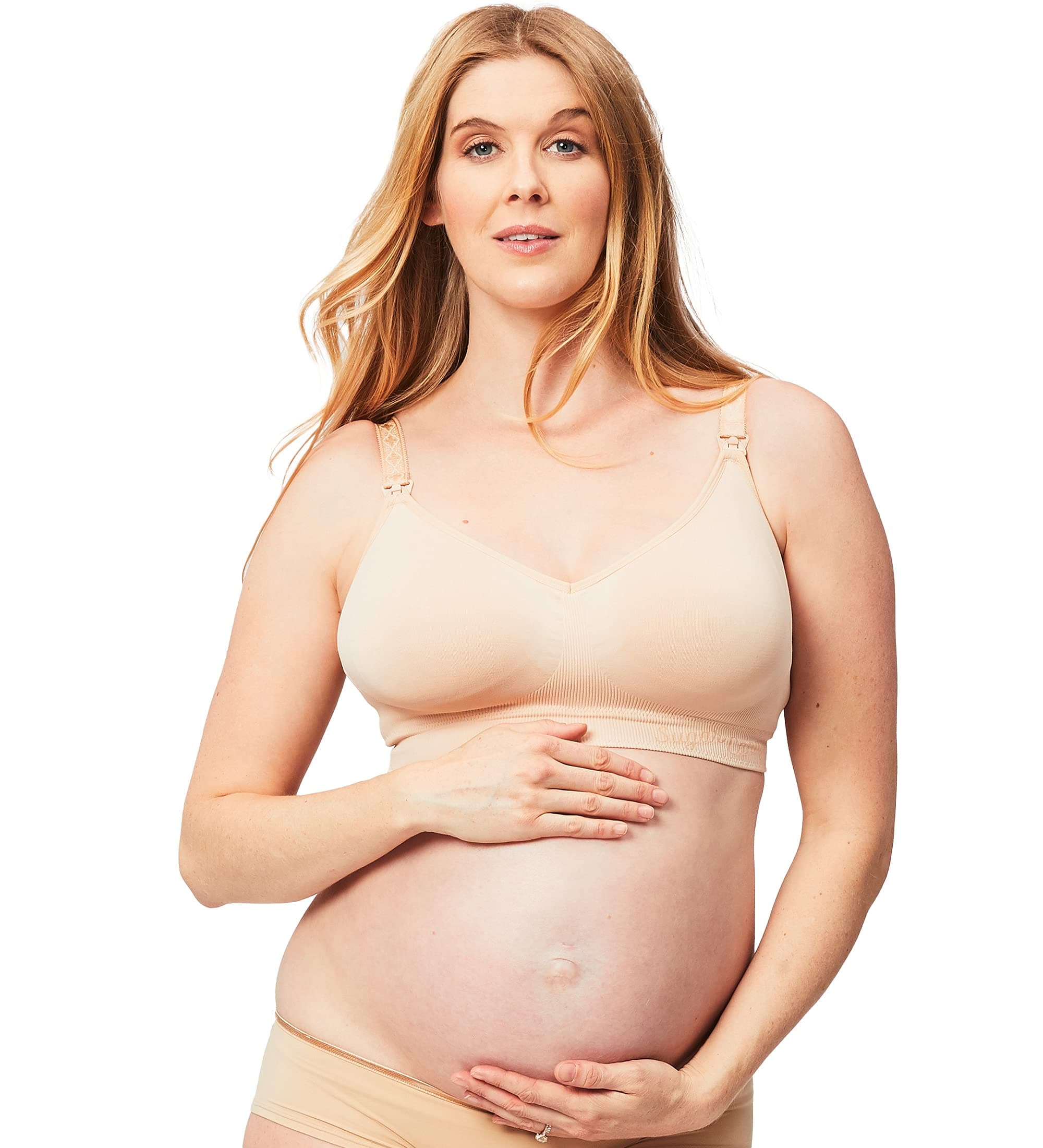 Popping Candy Wireless Nursing Bra (for F-K Cups), Maternity Seamless Breastfeeding Bralette
