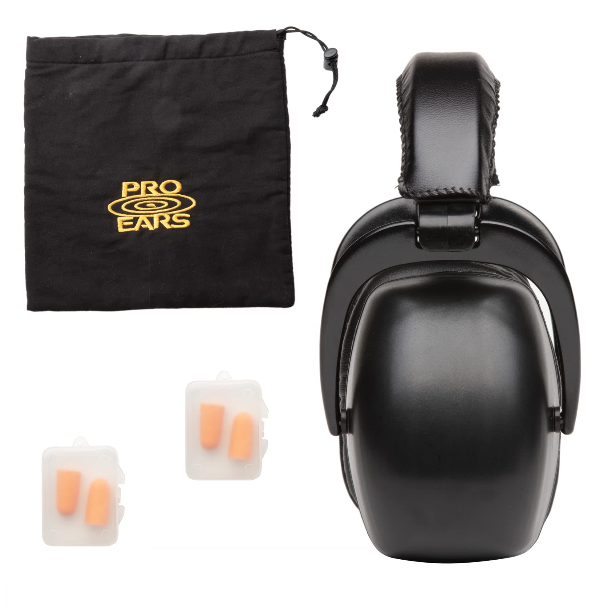Pro Ears MRI Kit, MRI-Safe Hearing Protection Earmuffs, Earplugs, and Storage Bag