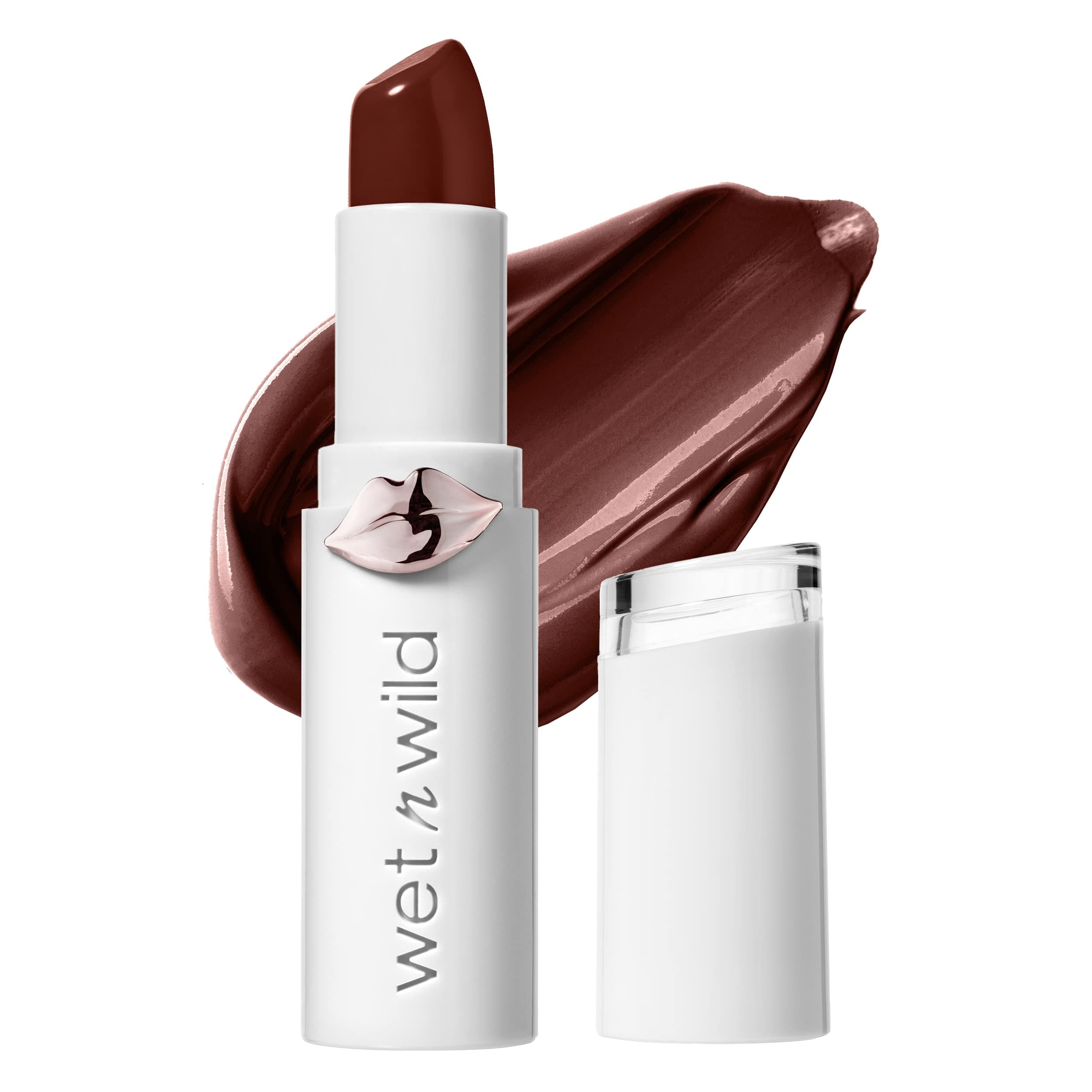 Lipstick By Mega Last High-Shine Lipstick Lip Color Makeup, Red Jam With Me