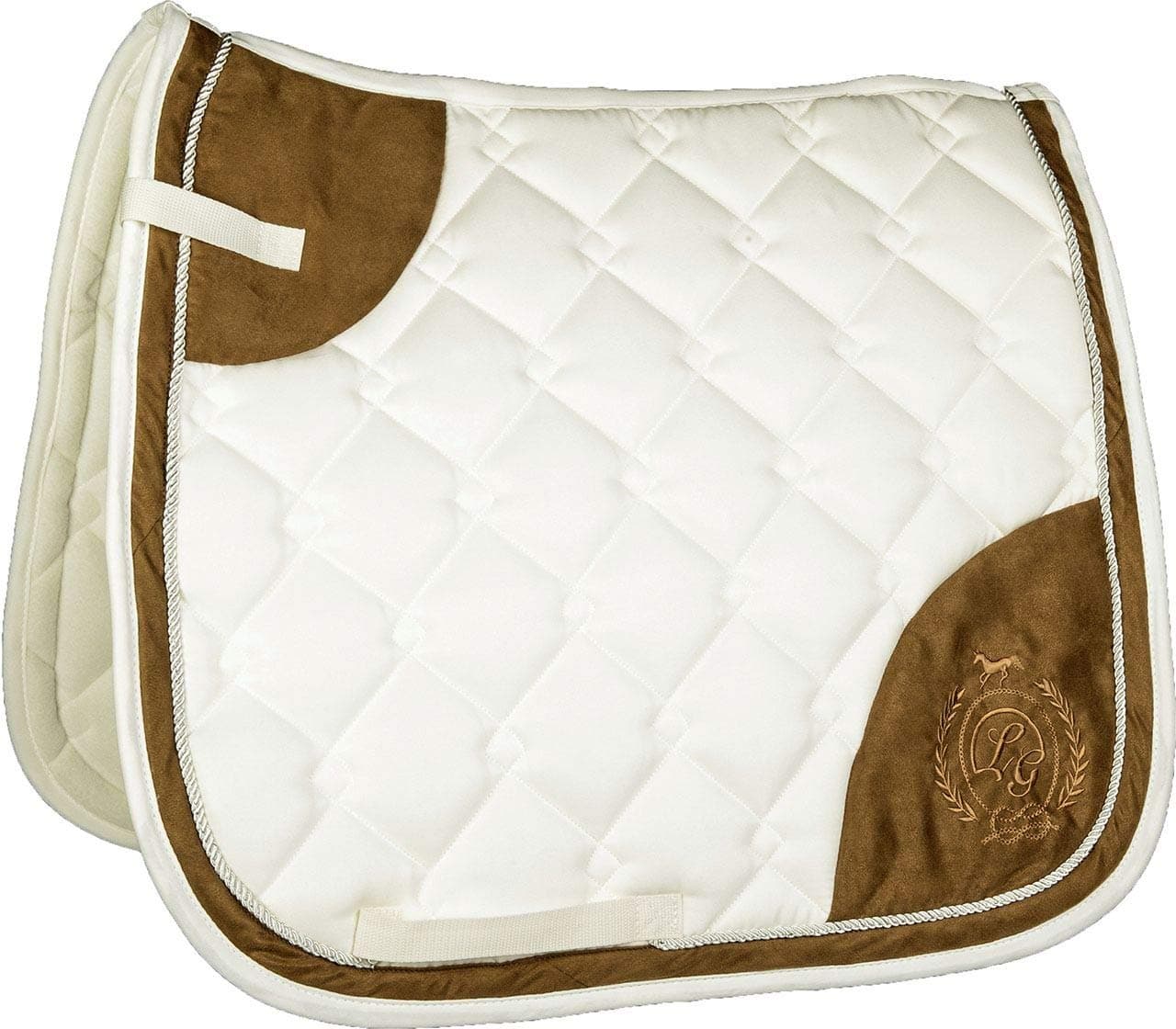 HKM 4998 Saddle Cloth Champagne Lauria Garrelli Saddle Pad