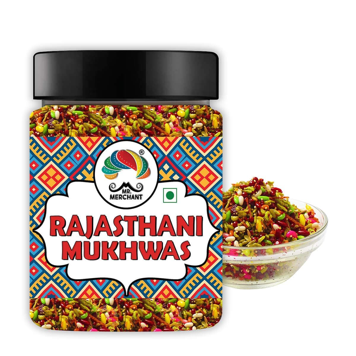 Mr. Merchant Rajasthani Mukhwas, Traditional Mouth Freshener Mukhwas Mix (300 gm (Pack of 1))
