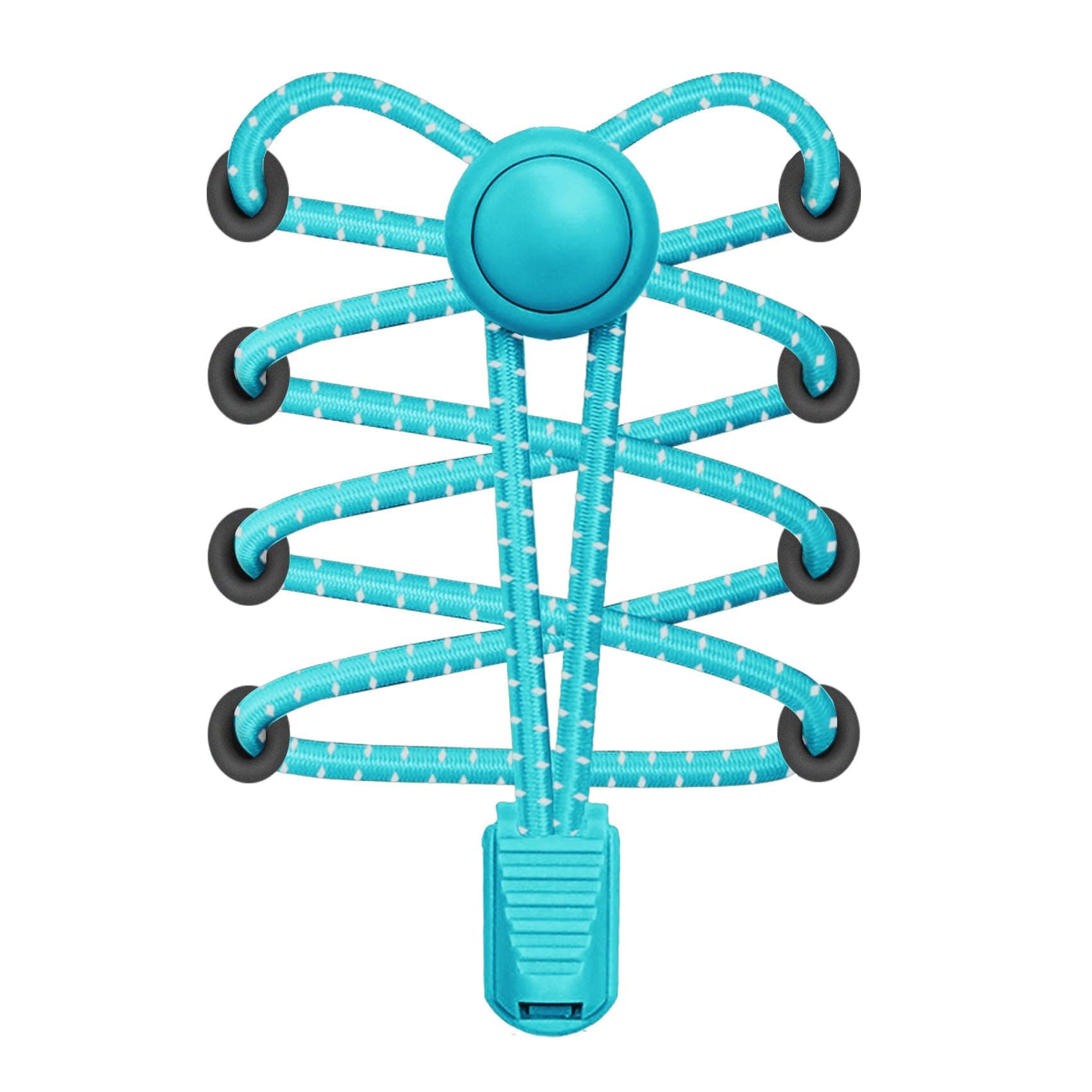 VESONNYElastic No Tie Shoelaces - Reflective Shoe laces for Kids and Adults